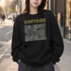 "Vintage Street Style" Heavy Blend Unisex Crewneck Sweatshirt | Gildan 18000