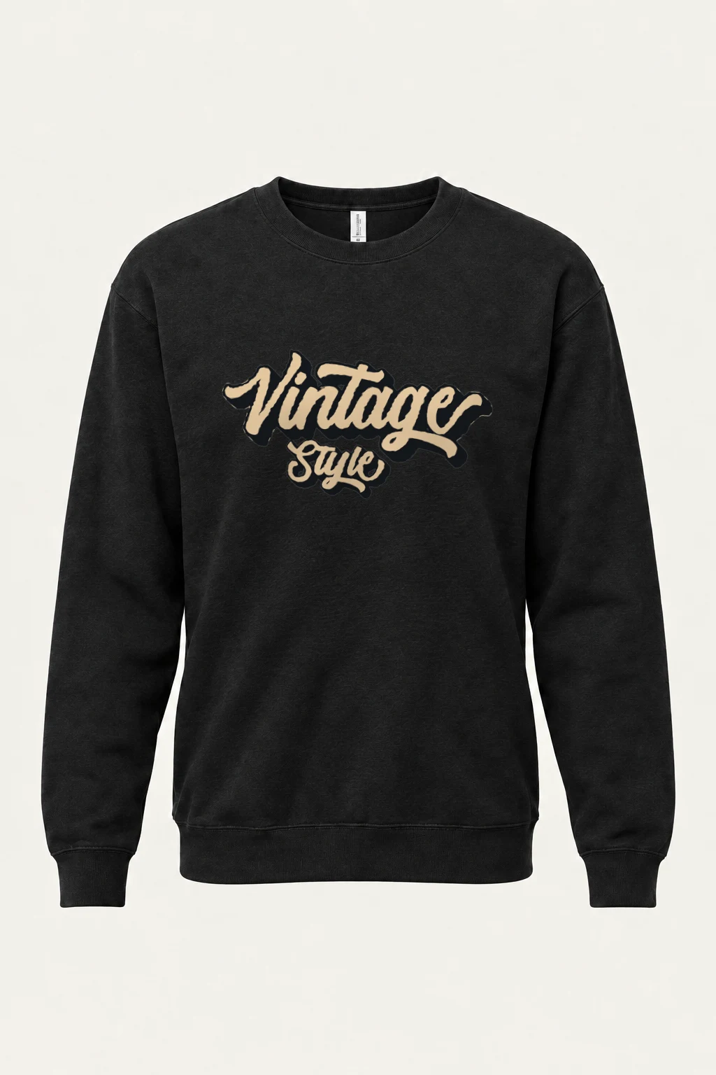 "Vintage Style Script" Heavy Blend Unisex Crewneck Sweatshirt | Gildan 18000