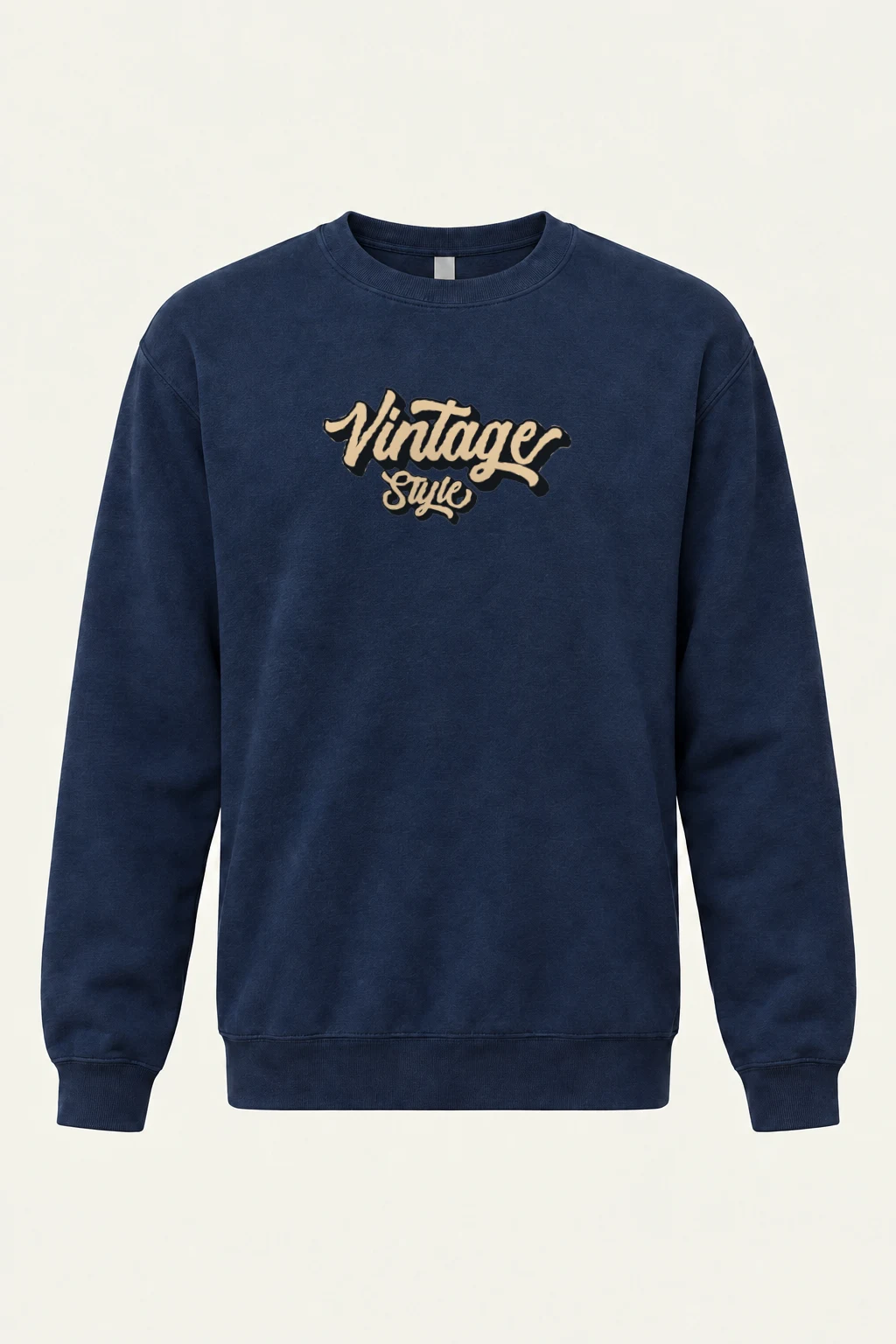 "Vintage Style Script" Heavy Blend Unisex Crewneck Sweatshirt | Gildan 18000