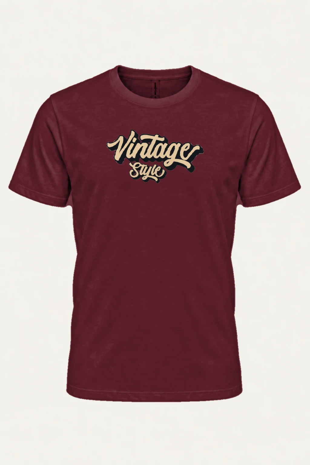 "Vintage Style Script" Heavyweight Unisex Crewneck T-shirt | Gildan 5000