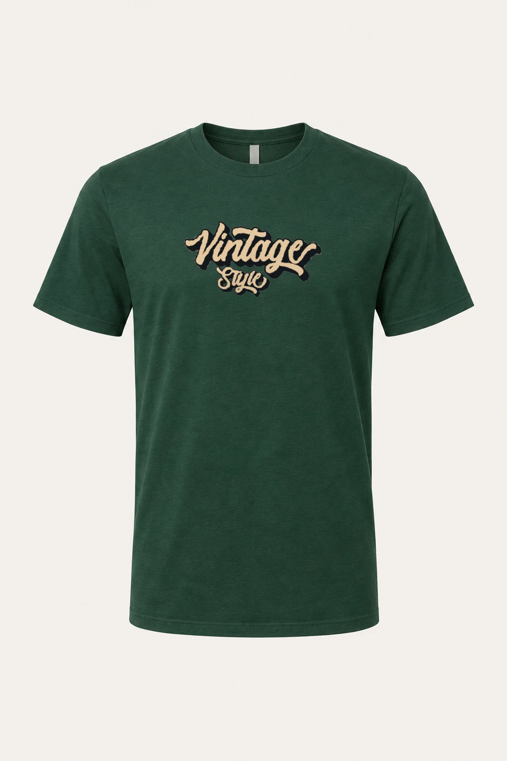 "Vintage Style Script" Heavyweight Unisex Crewneck T-shirt | Gildan 5000