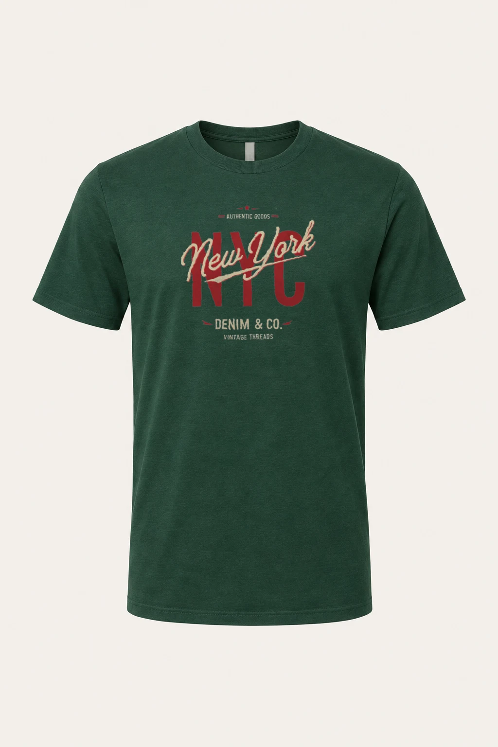 "Vintage Threads NYC" Heavyweight Unisex Crewneck T-shirt | Gildan 5000