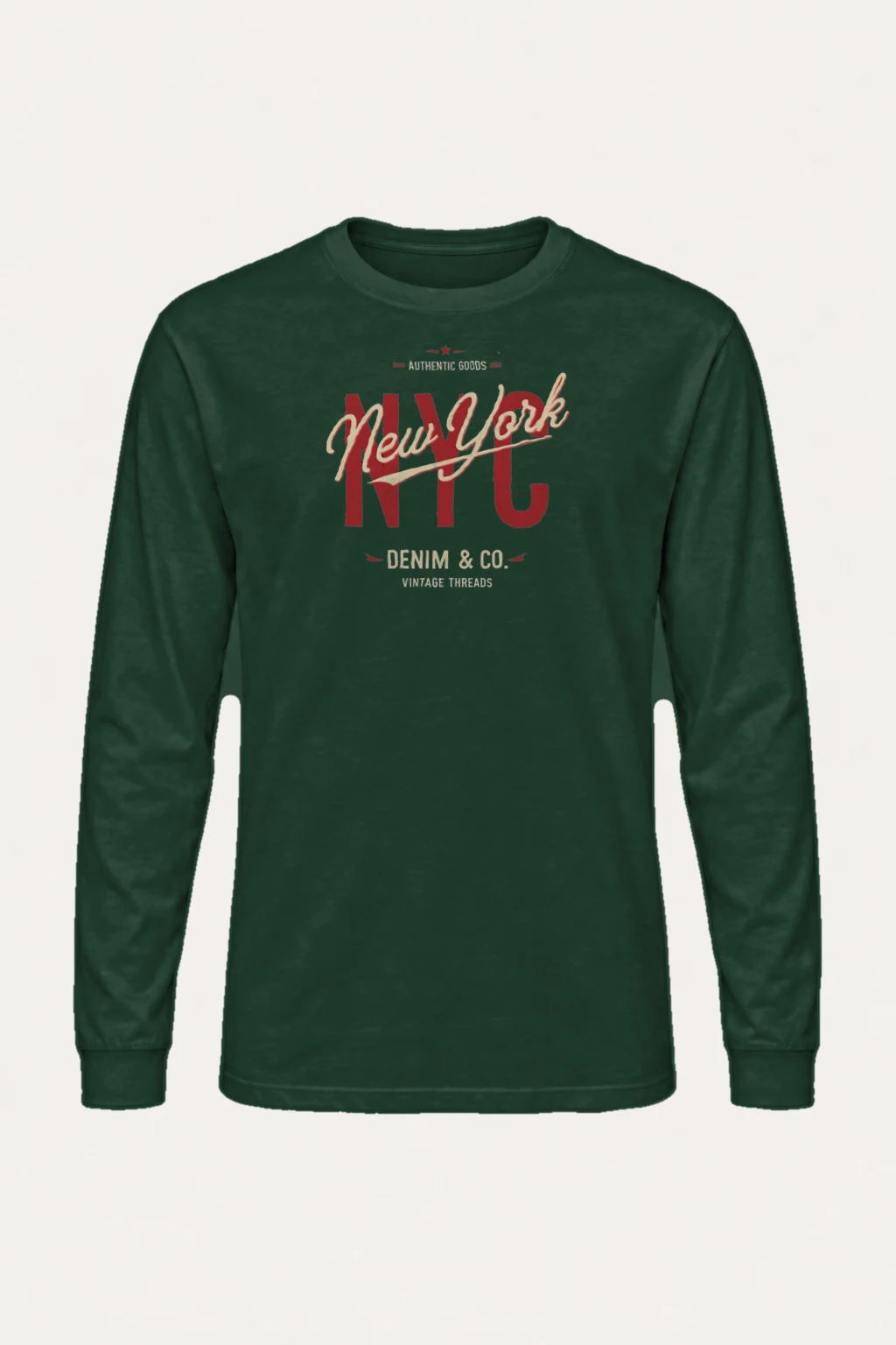 "Vintage Threads" Unisex Longsleeve T-shirt | Gildan 2400