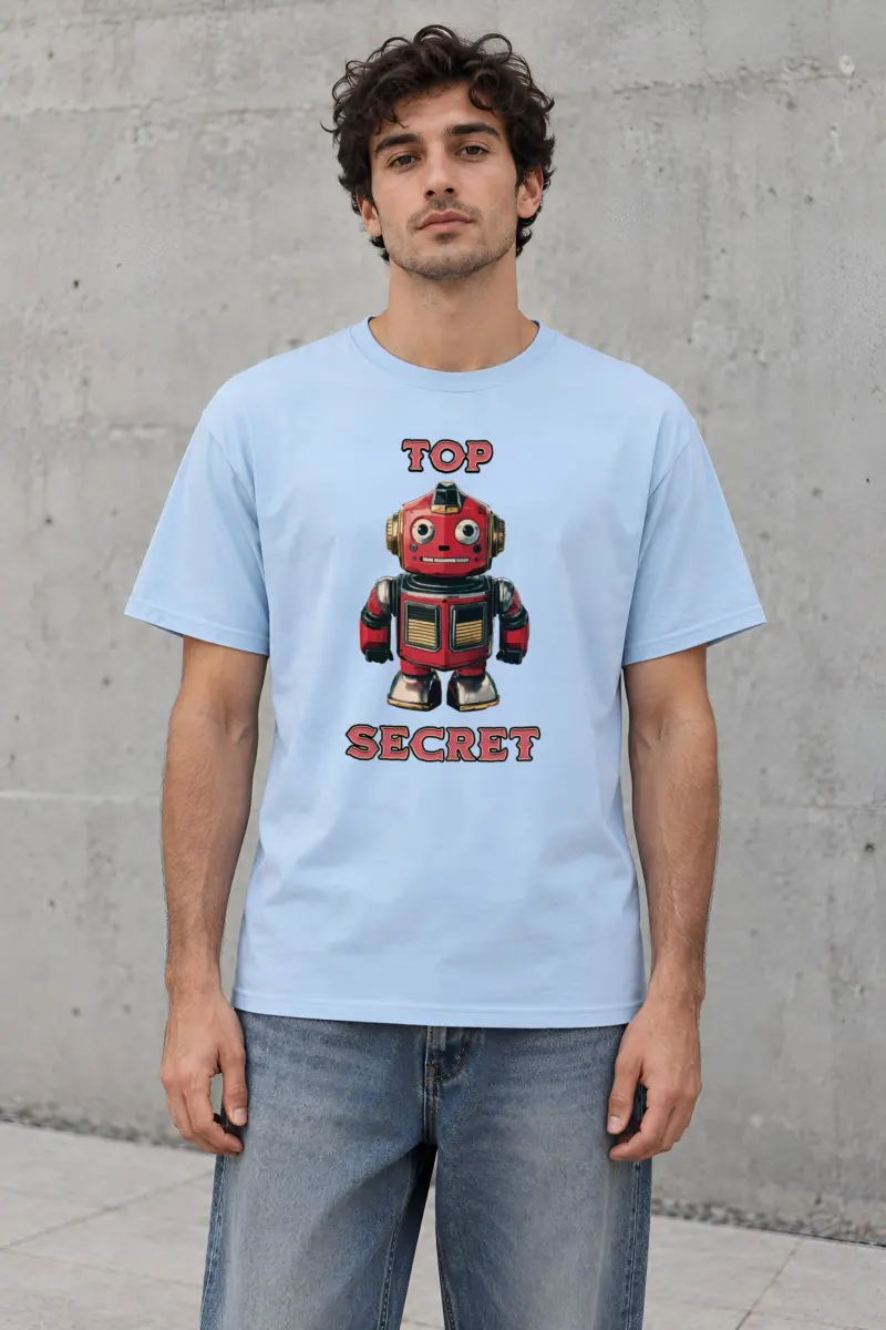 "Vintage Toy Automaton" Heavyweight Unisex Crewneck T-shirt