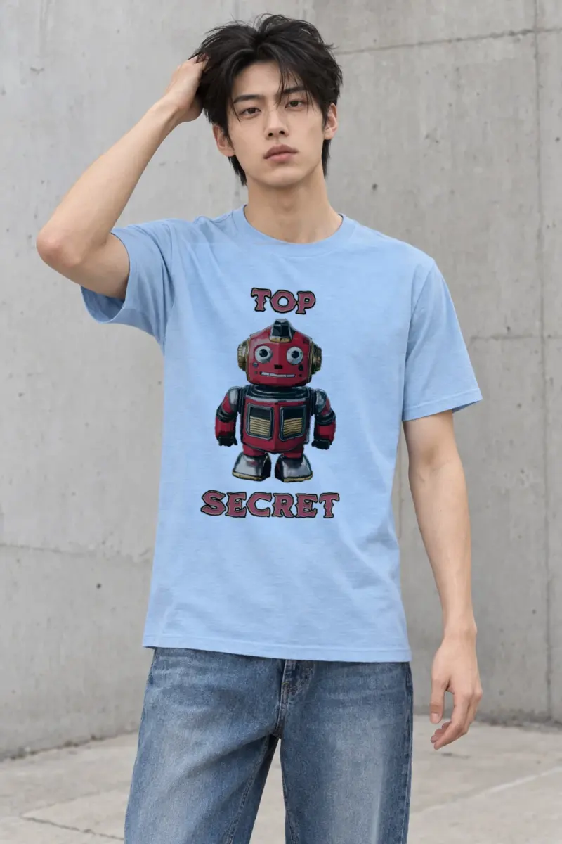 "Vintage Toy Automaton" Heavyweight Unisex Crewneck T-shirt