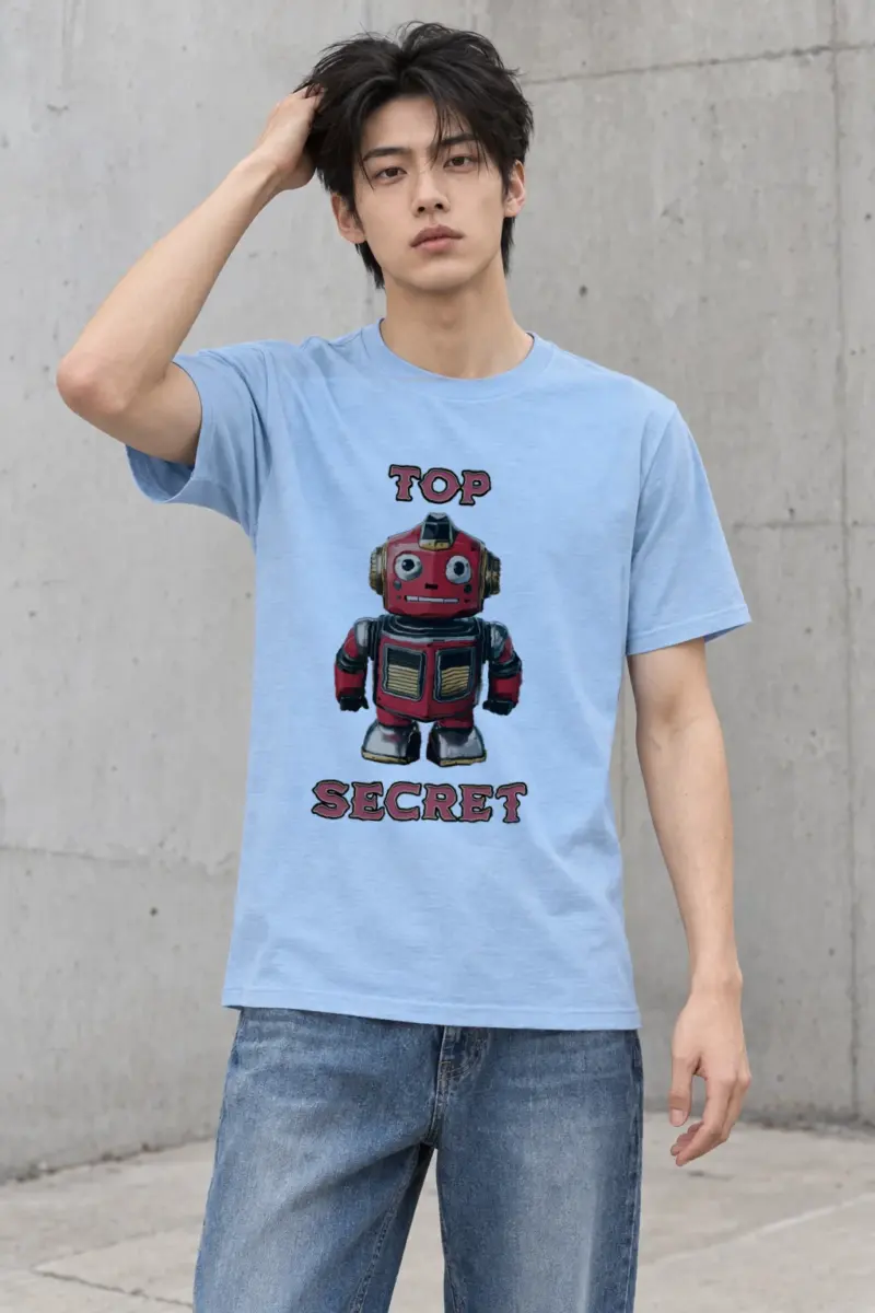 "Vintage Toy Automaton" Heavyweight Unisex Crewneck T-shirt