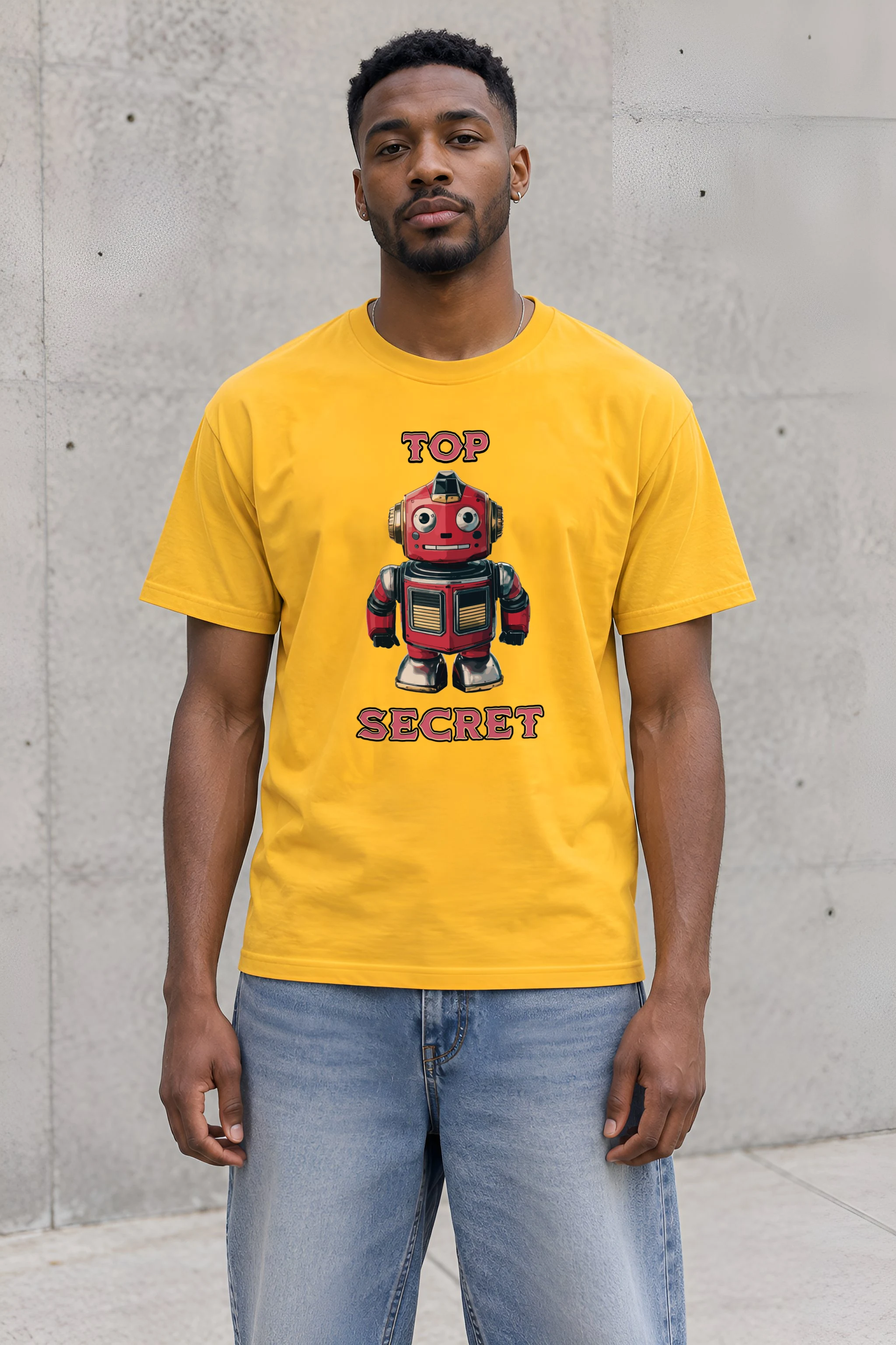 "Vintage Toy Automaton" Heavyweight Unisex Crewneck T-shirt