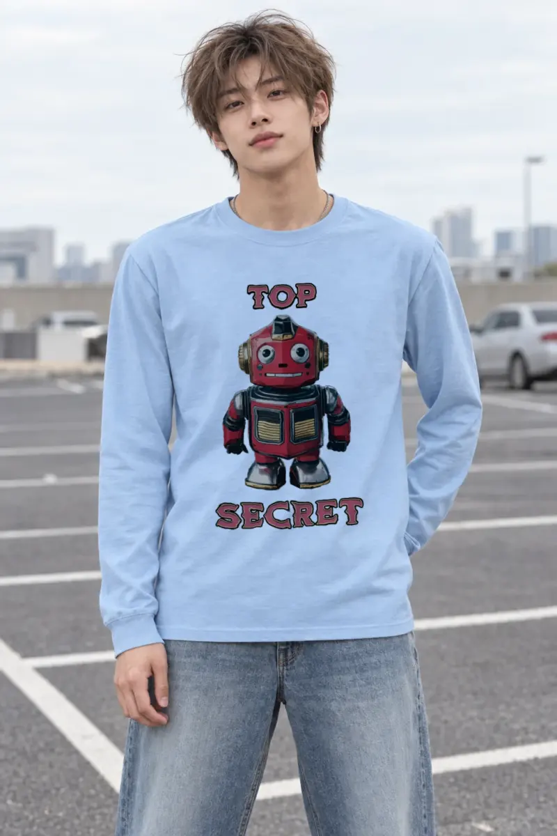 "Vintage Toy Automaton" Unisex Longsleeve T-shirt