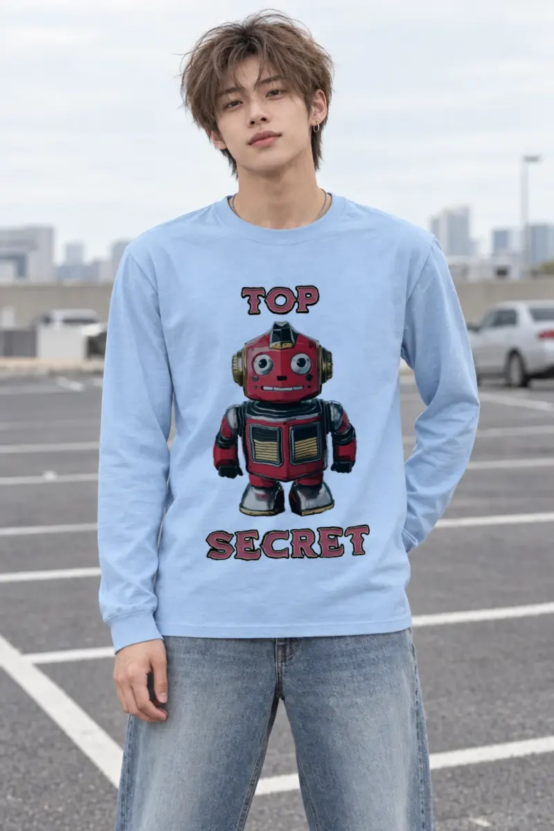 "Vintage Toy Automaton" Unisex Longsleeve T-shirt