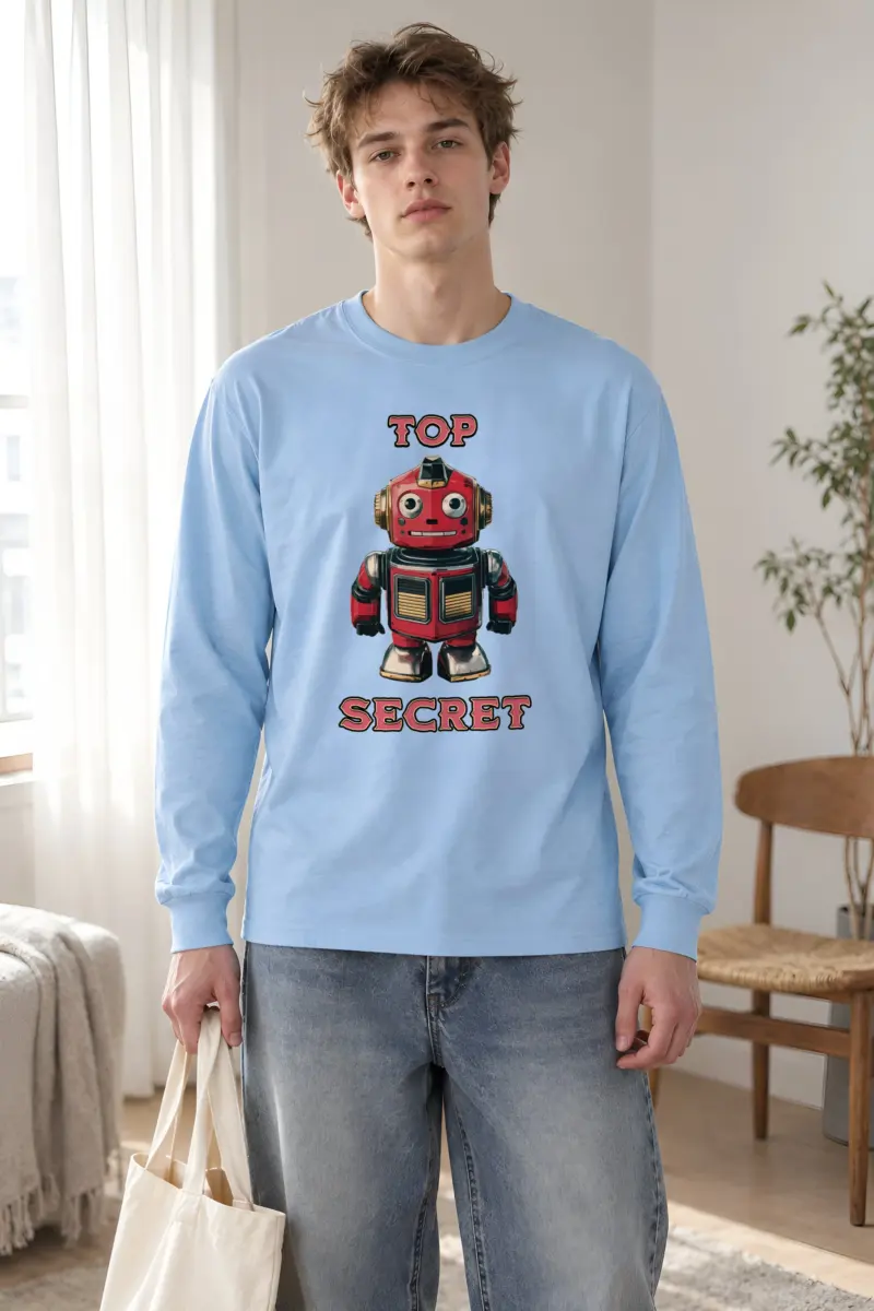 "Vintage Toy Automaton" Unisex Longsleeve T-shirt