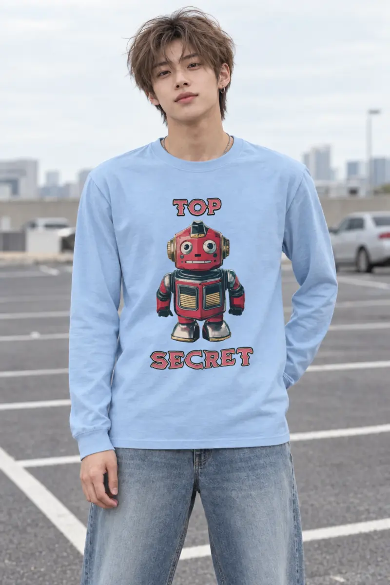 "Vintage Toy Automaton" Unisex Longsleeve T-shirt