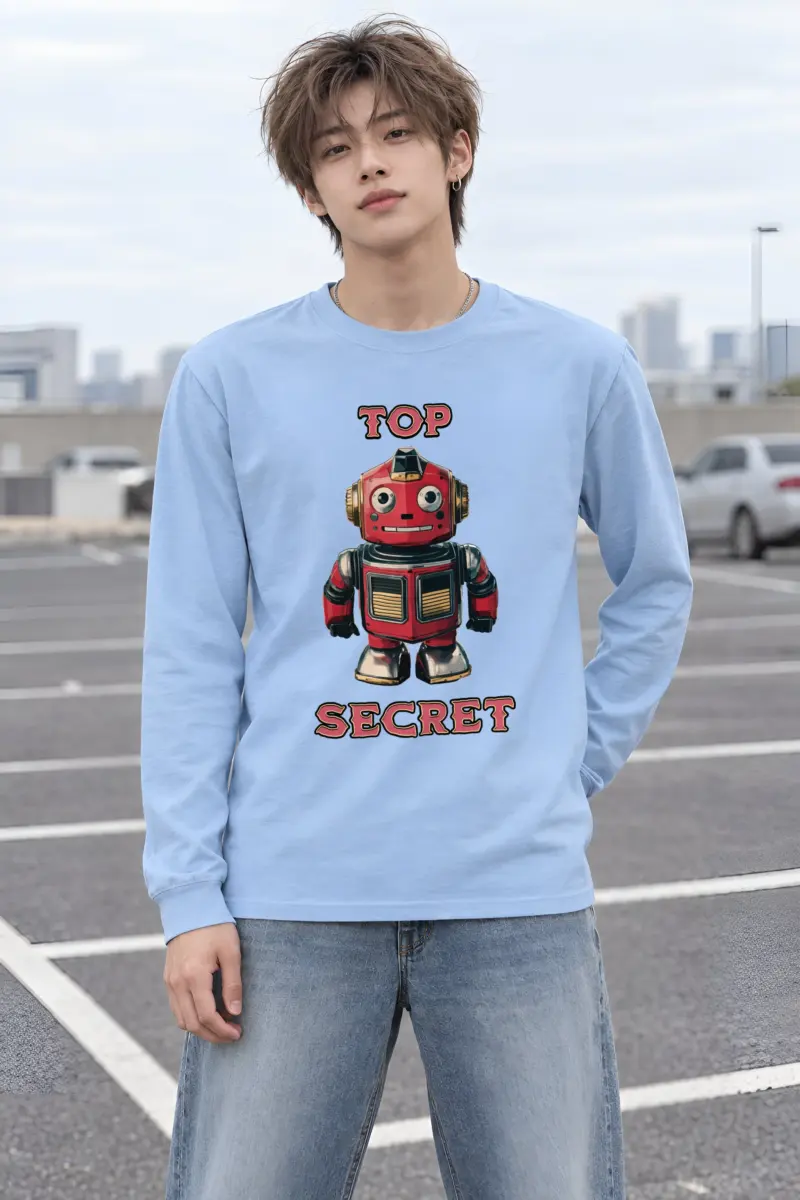 "Vintage Toy Automaton" Unisex Longsleeve T-shirt