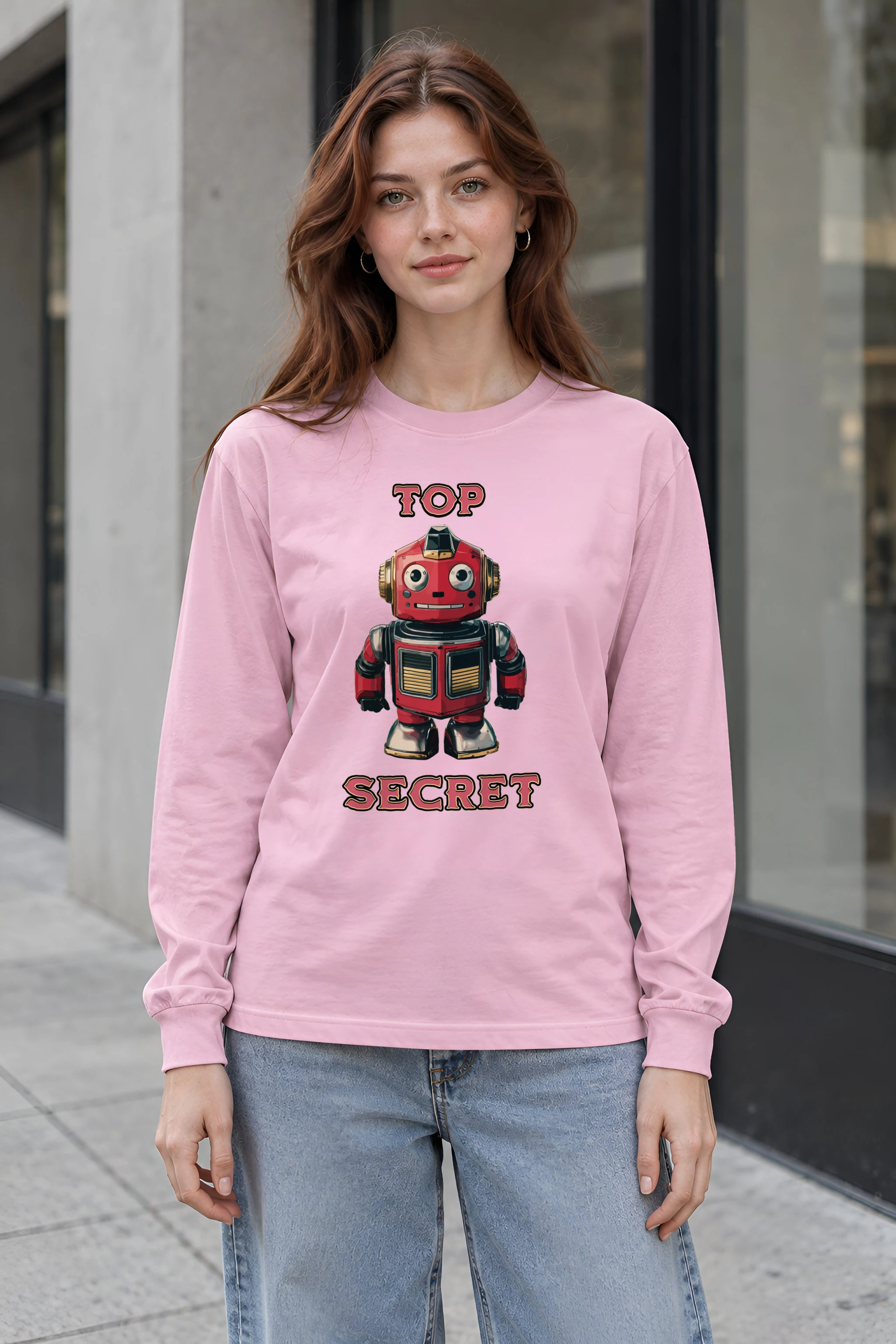 "Vintage Toy Automaton" Unisex Longsleeve T-shirt