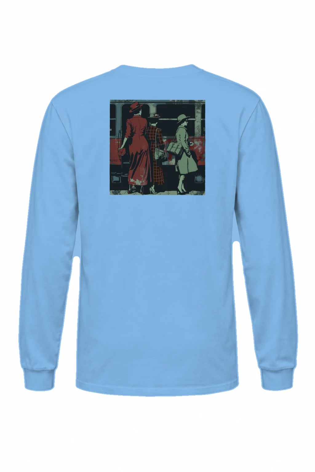 "Vintage Train Trio" Unisex Longsleeve T-shirt | Gildan 2400