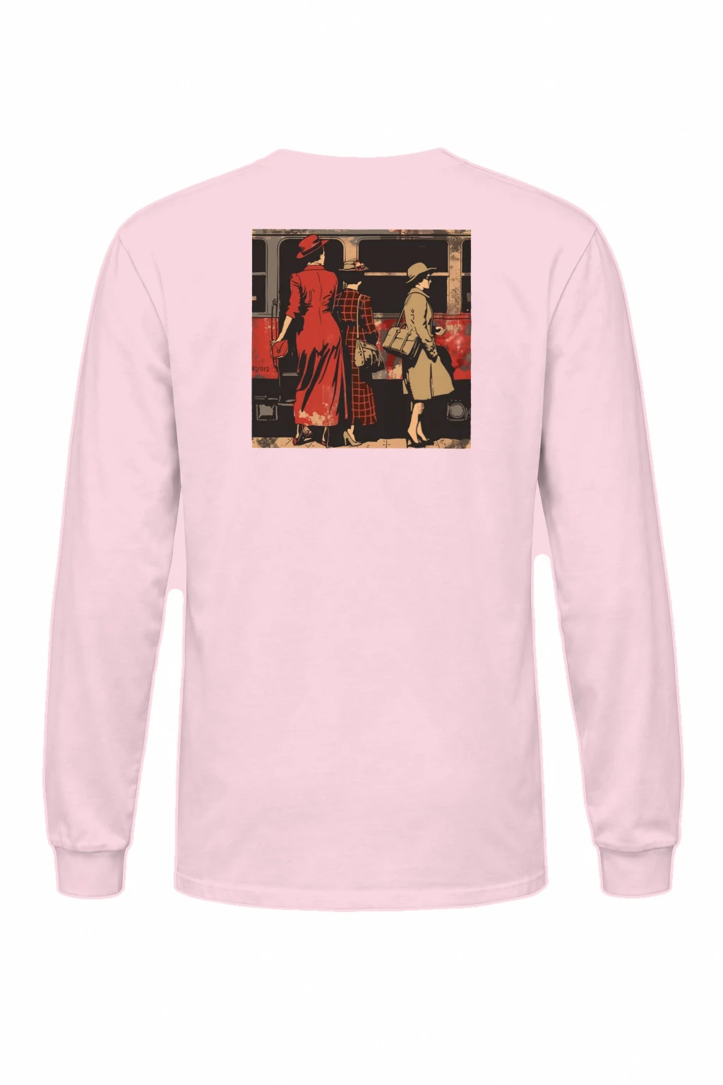 "Vintage Train Trio" Unisex Longsleeve T-shirt | Gildan 2400
