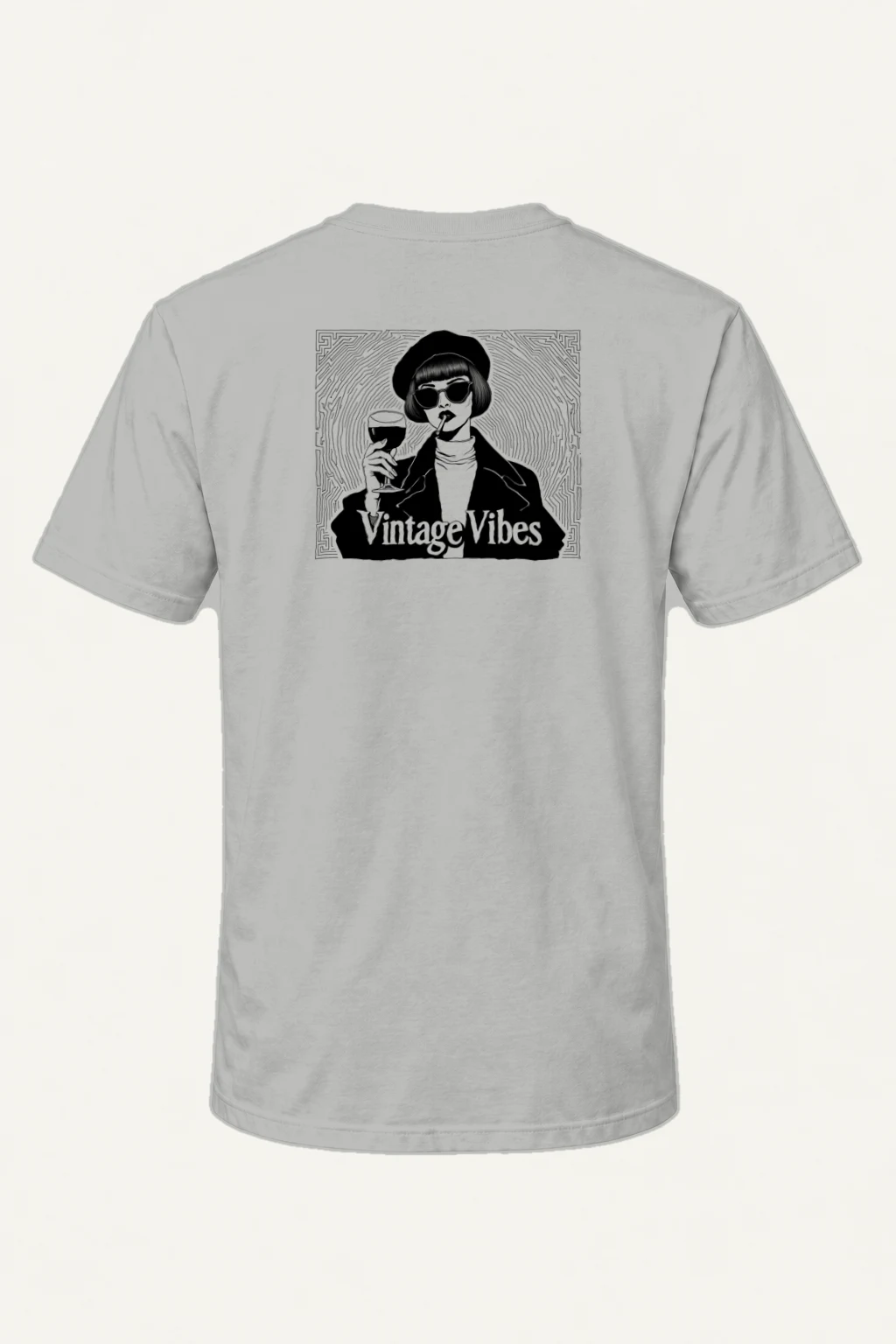 "Vintage Vibes" Heavyweight Unisex Crewneck T-shirt | Gildan 5000