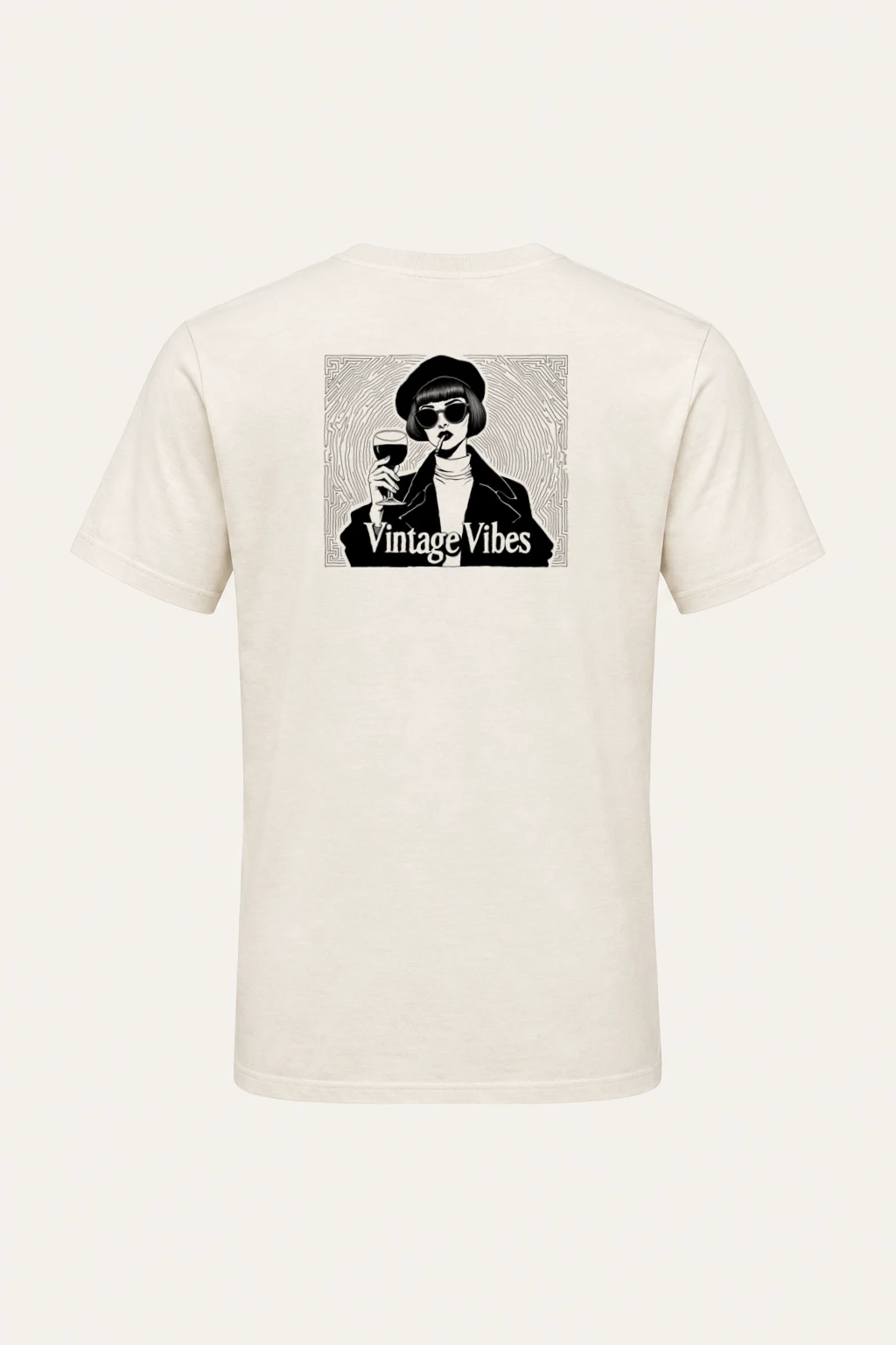 "Vintage Vibes" Heavyweight Unisex Crewneck T-shirt | Gildan 5000