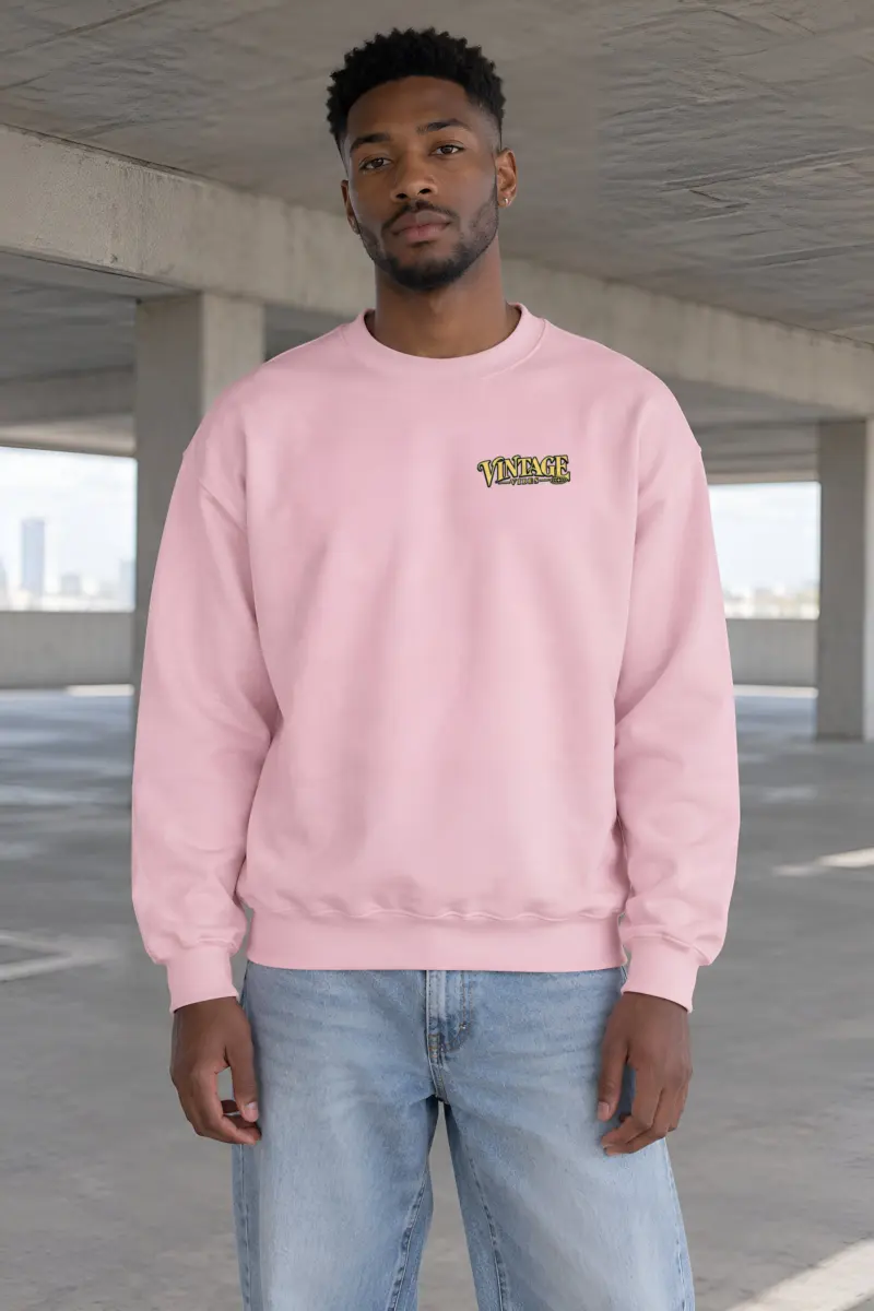 "Vintage Vibes Newsstand" Heavy Blend Unisex Crewneck Sweatshirt