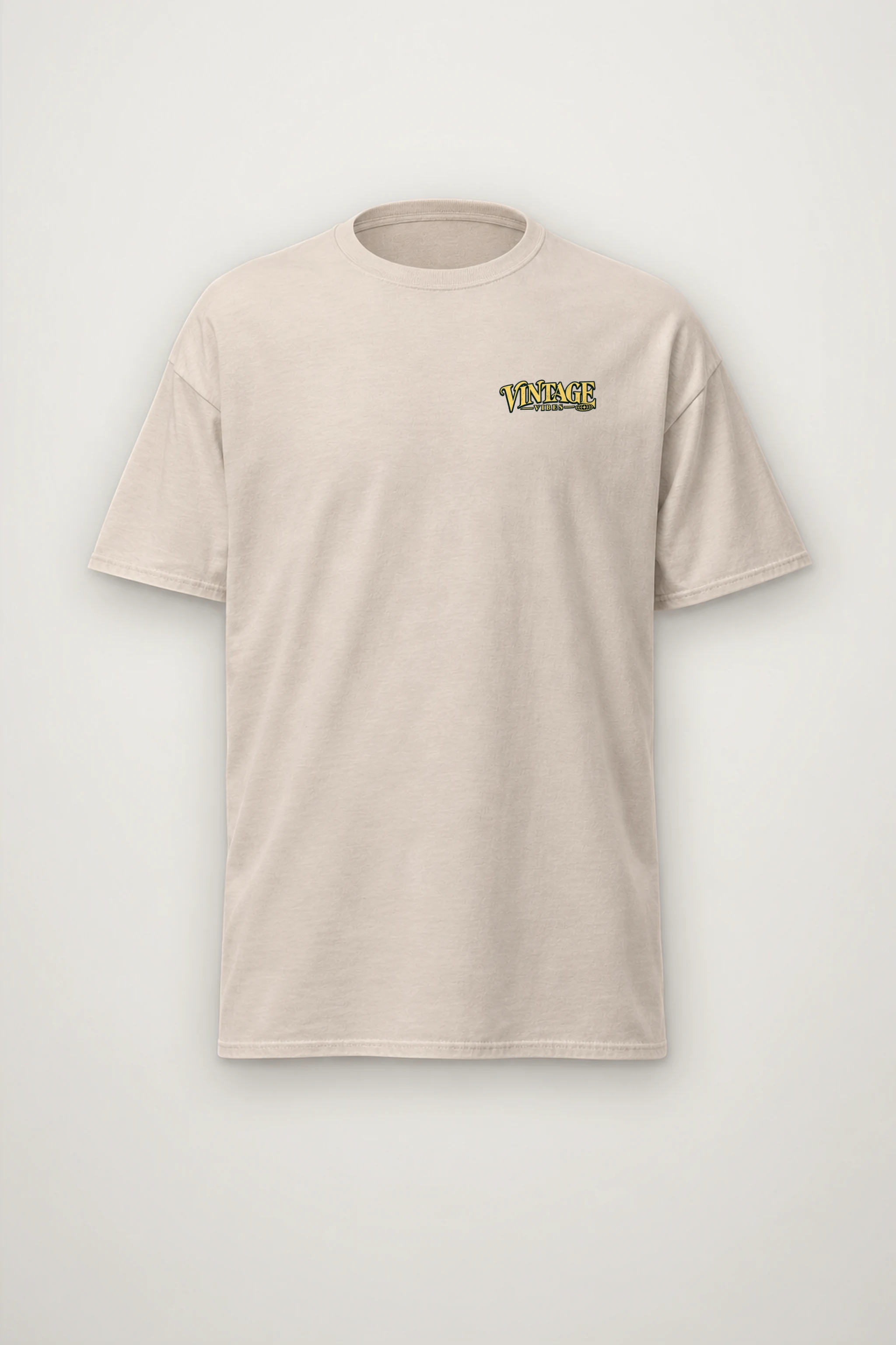 "Vintage Vibes Newsstand" Heavyweight Unisex Crewneck T-shirt