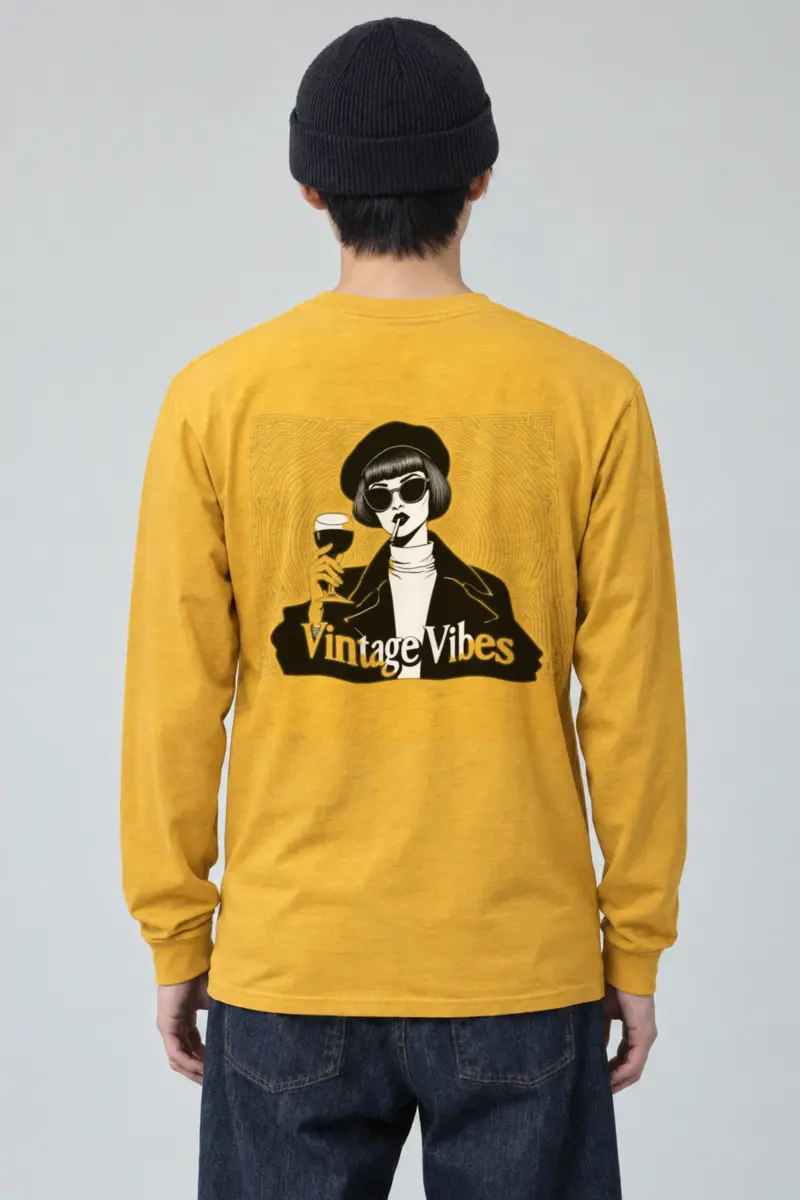"Vintage Vibes" Unisex Longsleeve T-shirt
