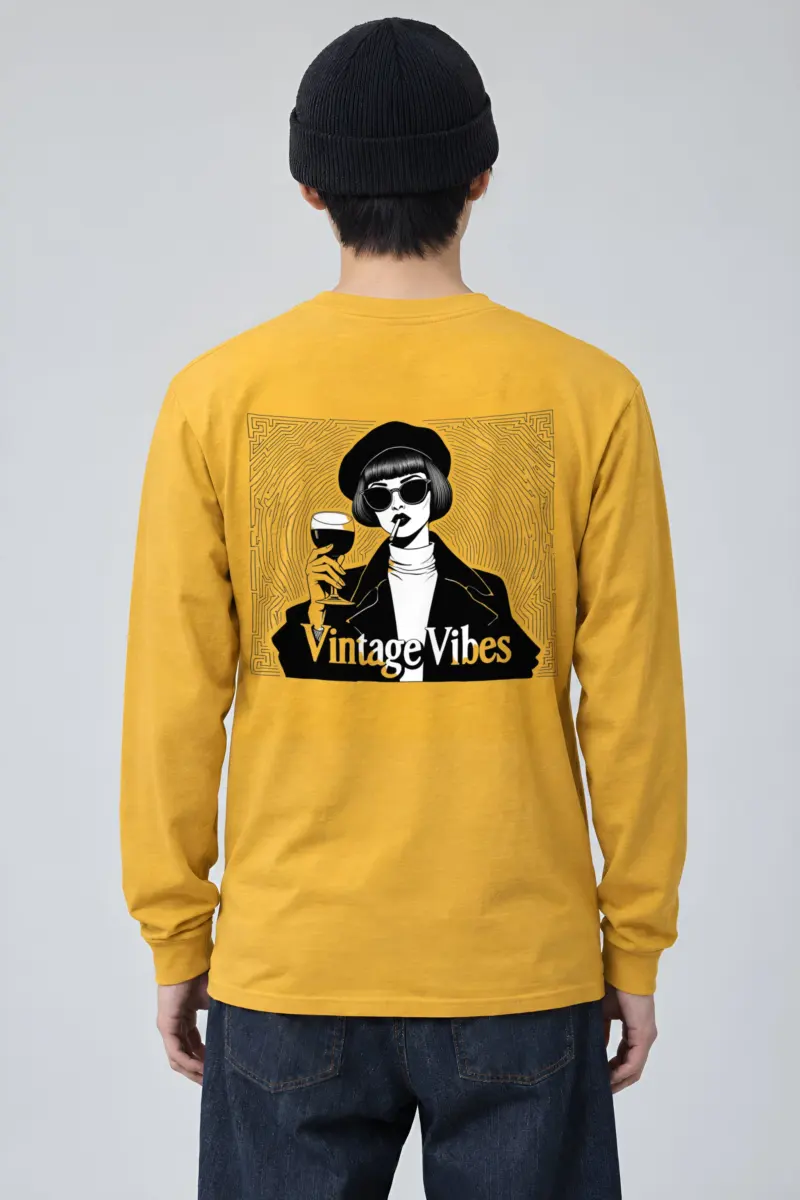 "Vintage Vibes" Unisex Longsleeve T-shirt