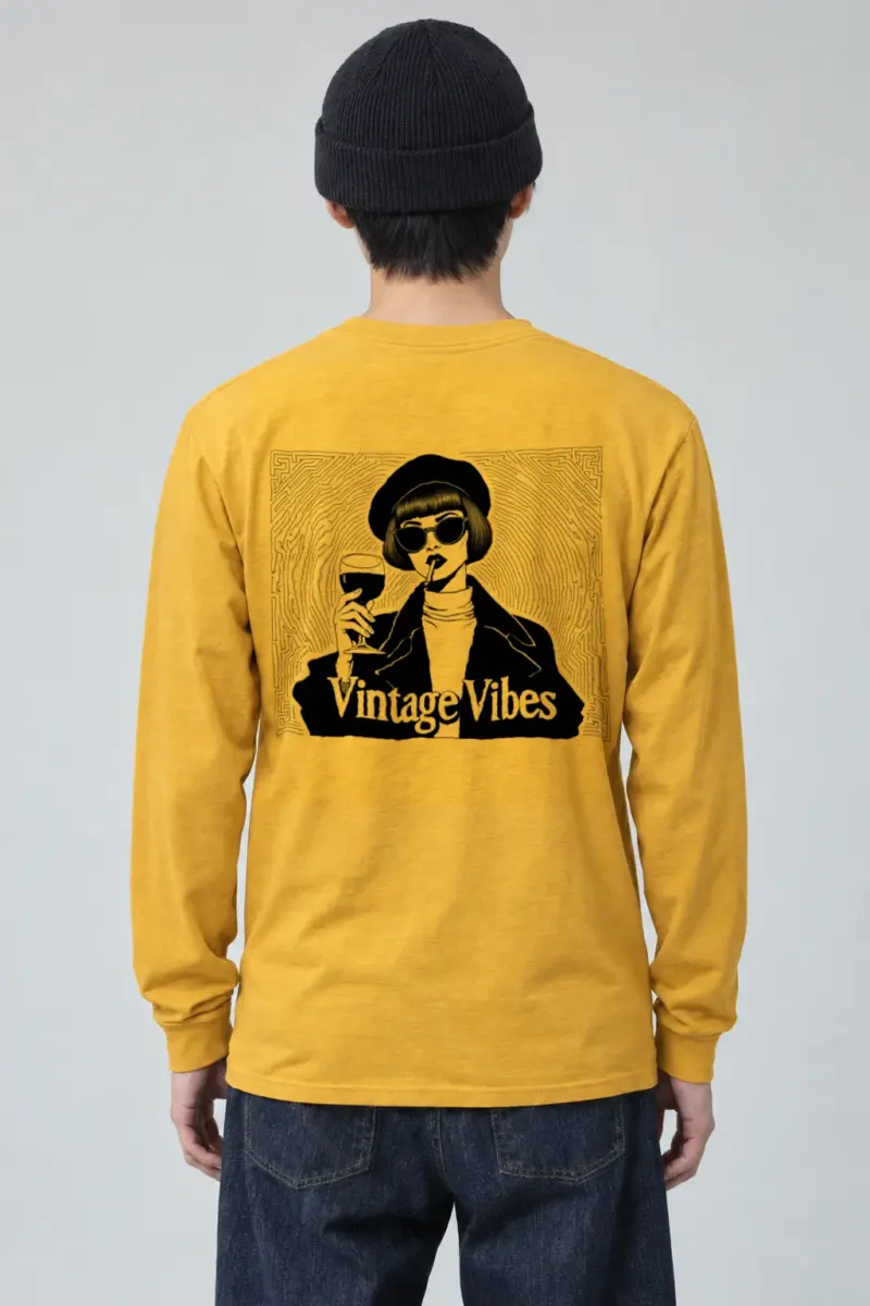 "Vintage Vibes" Unisex Longsleeve T-shirt