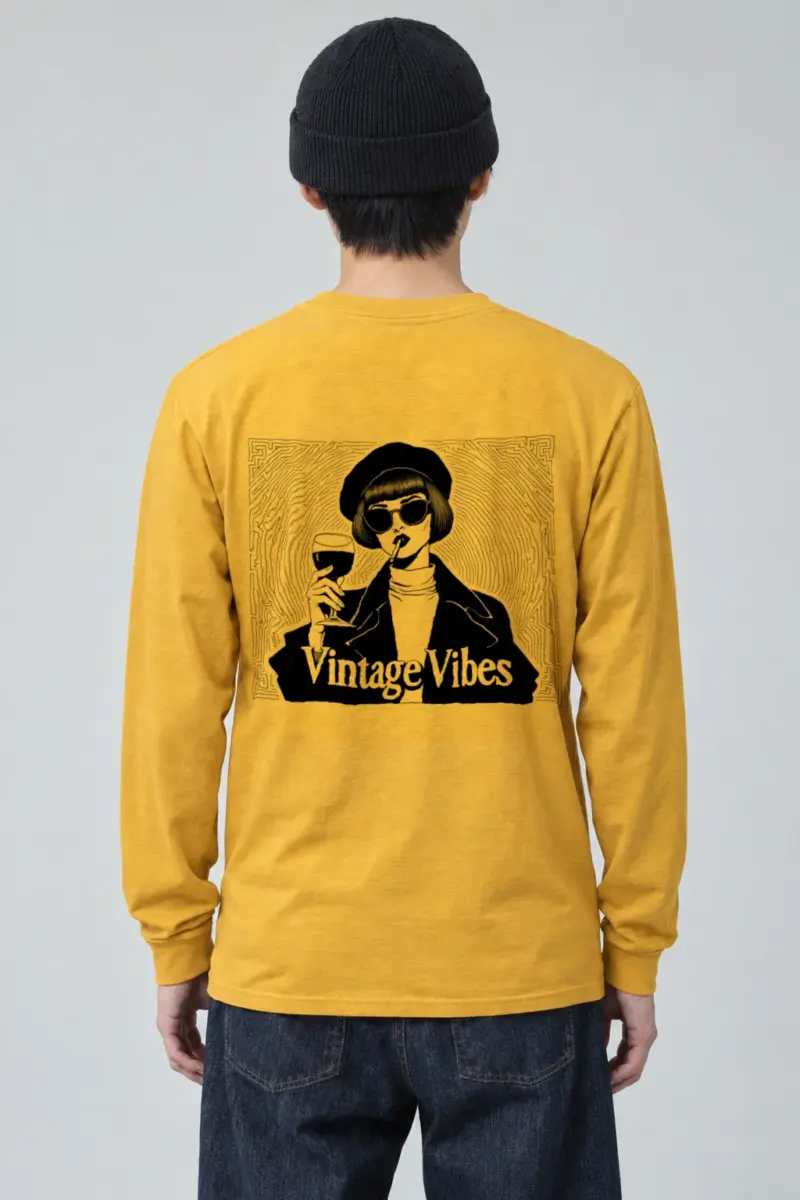 "Vintage Vibes" Unisex Longsleeve T-shirt
