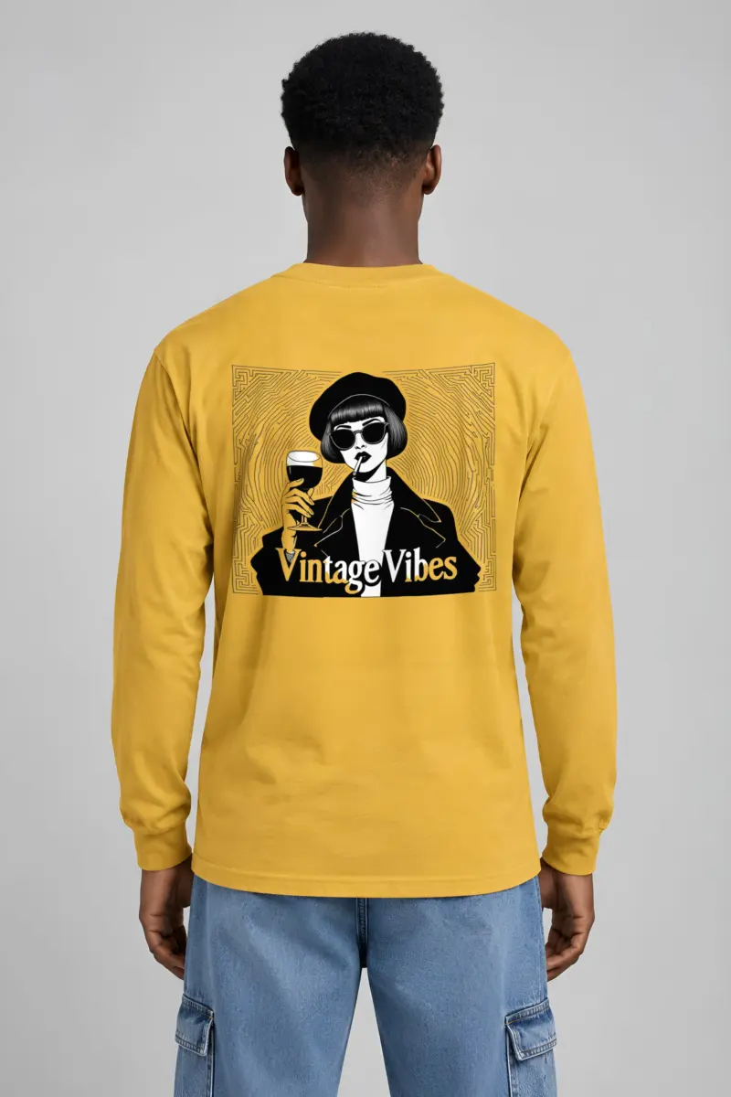 "Vintage Vibes" Unisex Longsleeve T-shirt