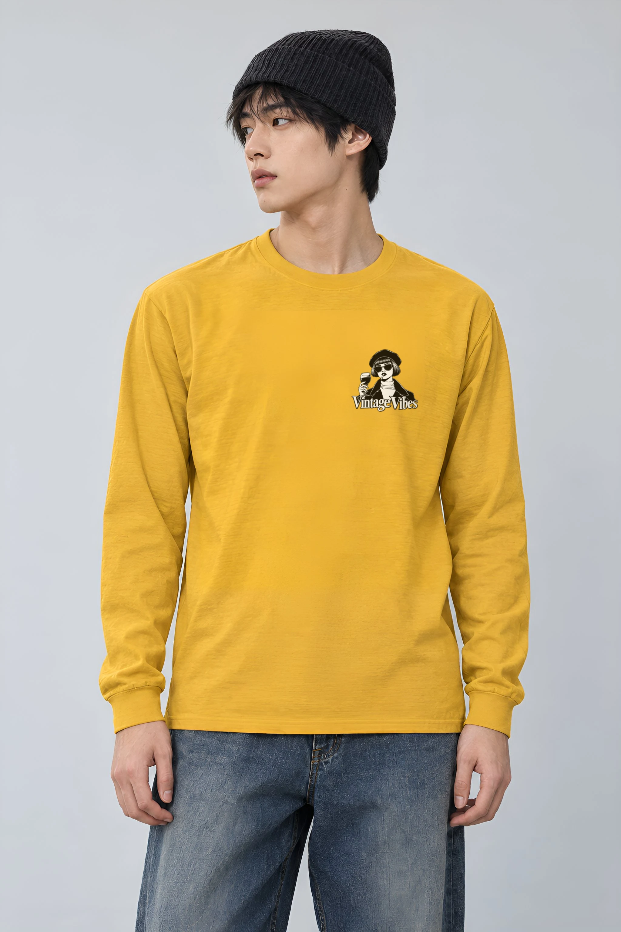 "Vintage Vibes" Unisex Longsleeve T-shirt