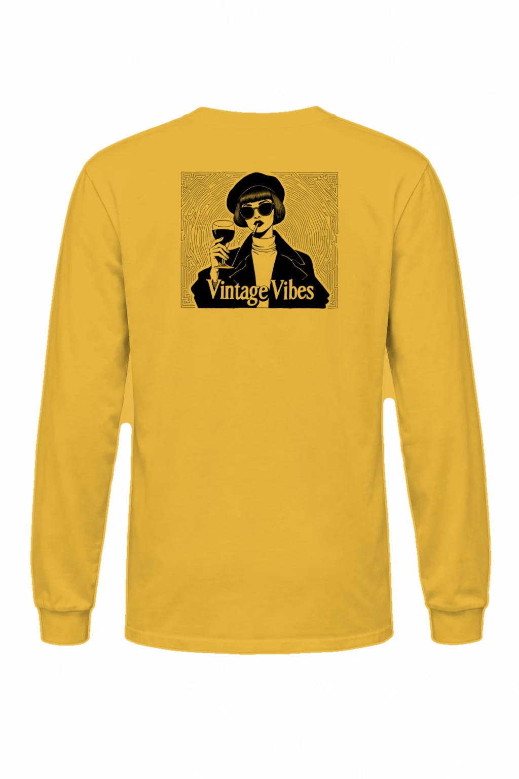 "Vintage Vibes" Unisex Longsleeve T-shirt | Gildan 2400