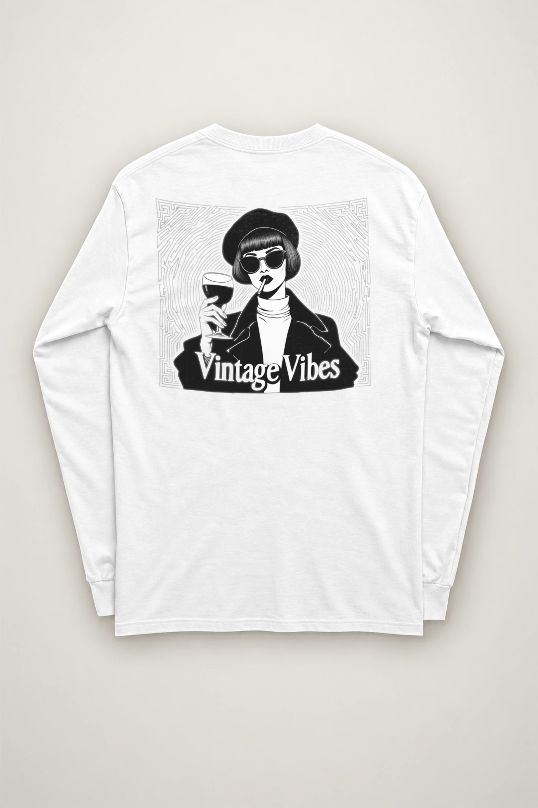 "Vintage Vibes" Unisex Longsleeve T-shirt