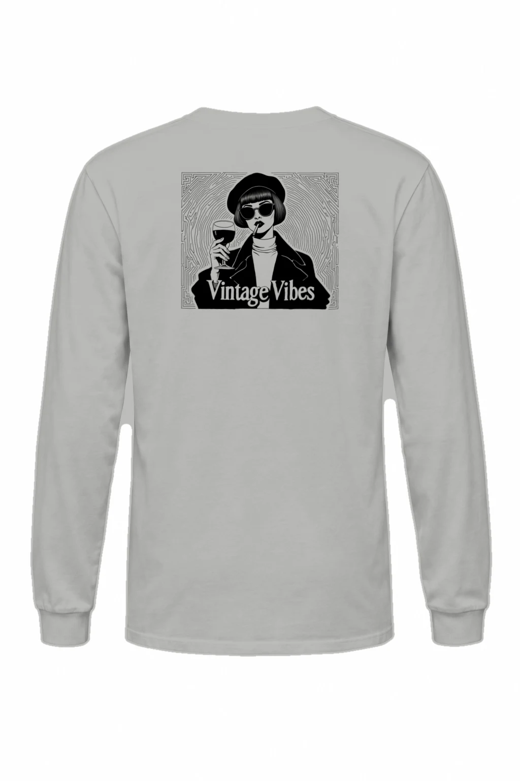 "Vintage Vibes" Unisex Longsleeve T-shirt | Gildan 2400