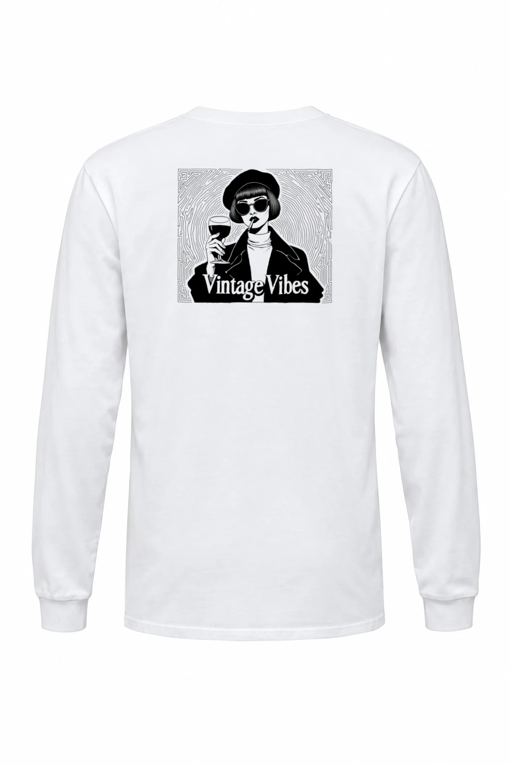 "Vintage Vibes" Unisex Longsleeve T-shirt | Gildan 2400