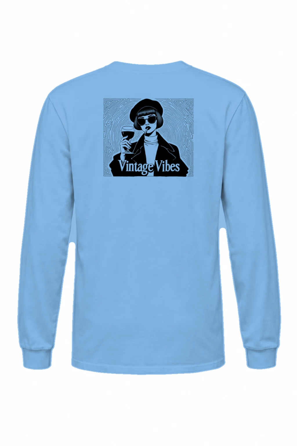 "Vintage Vibes" Unisex Longsleeve T-shirt | Gildan 2400