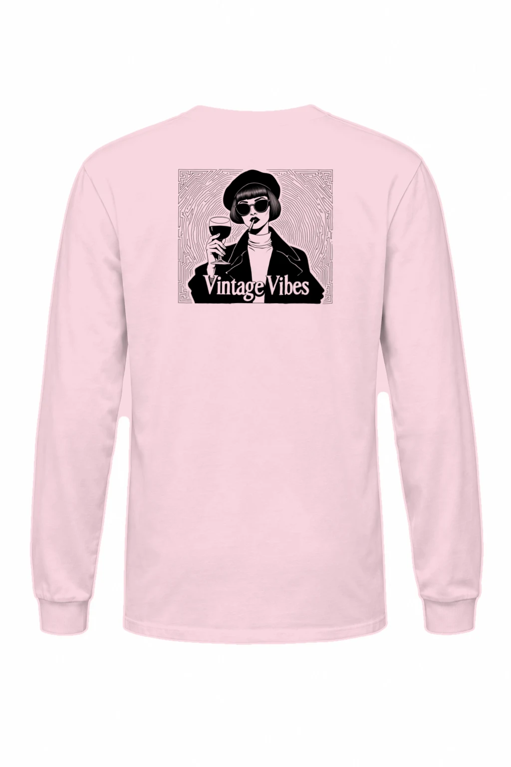 "Vintage Vibes" Unisex Longsleeve T-shirt | Gildan 2400