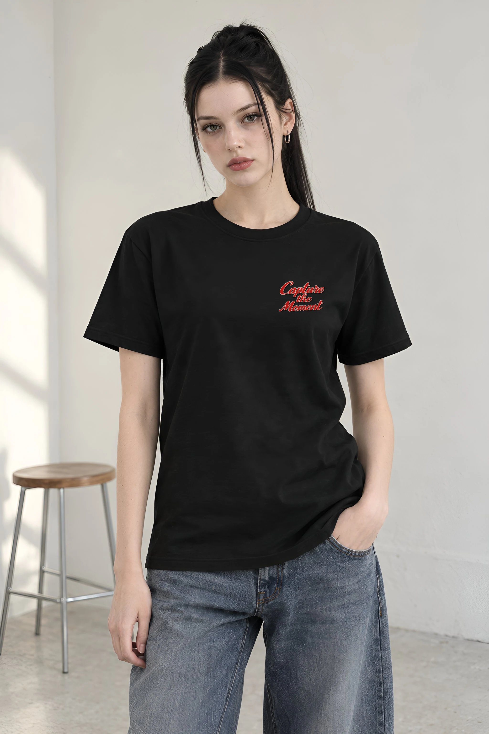 "Vintage Voyage" Heavyweight Unisex Crewneck T-shirt
