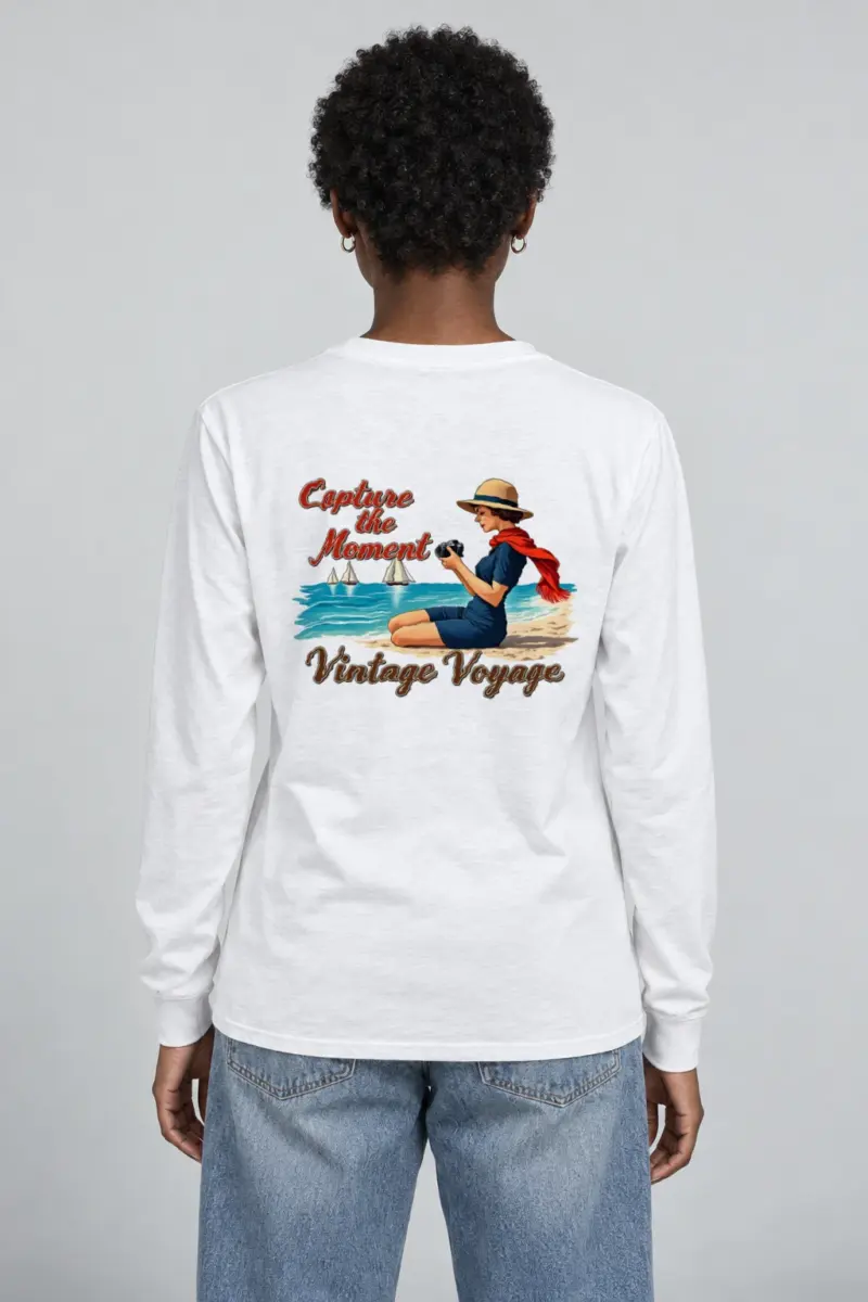 "Vintage Voyage" Unisex Longsleeve T-shirt | Gildan 2400