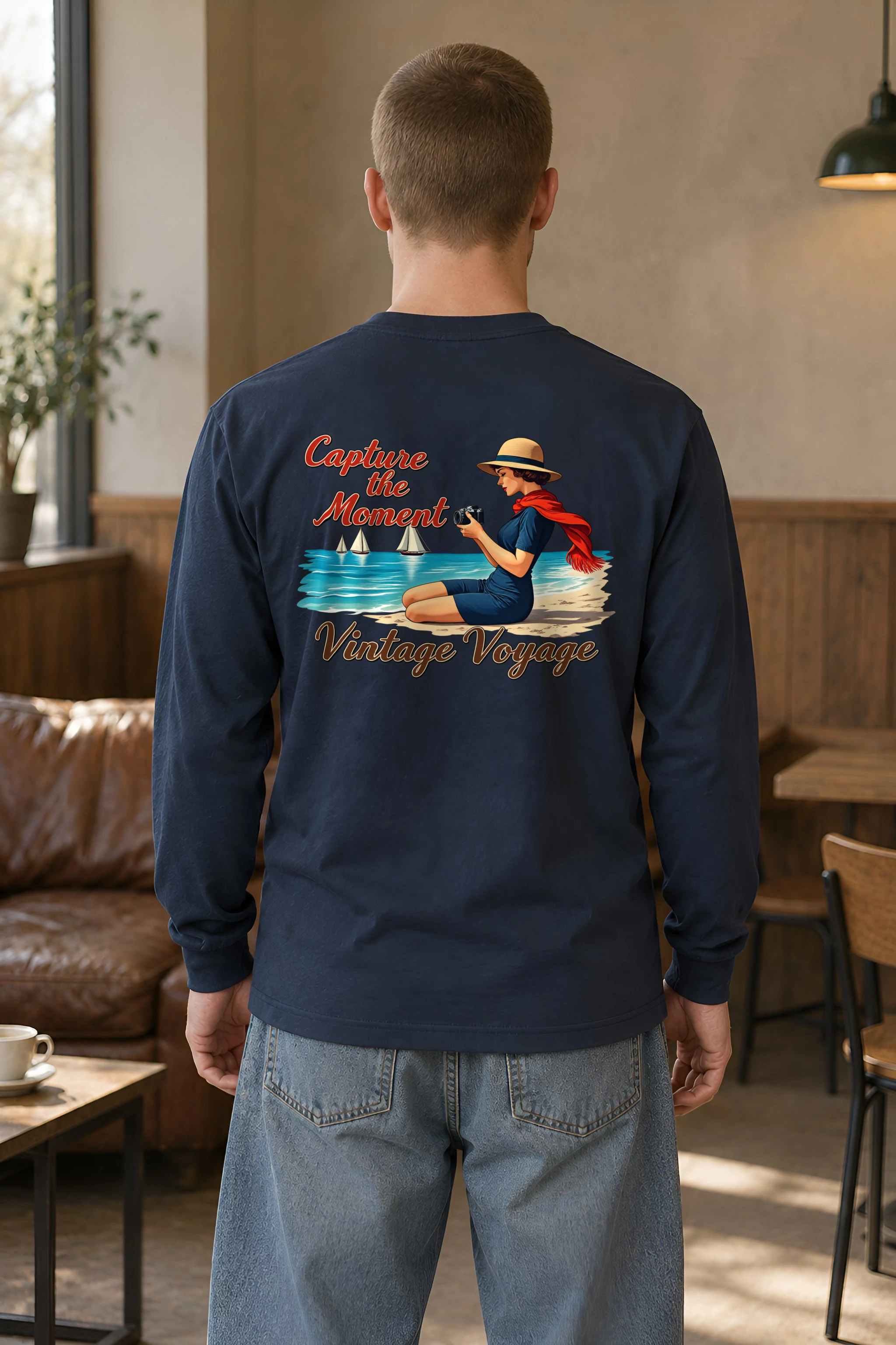 "Vintage Voyage" Unisex Longsleeve T-shirt