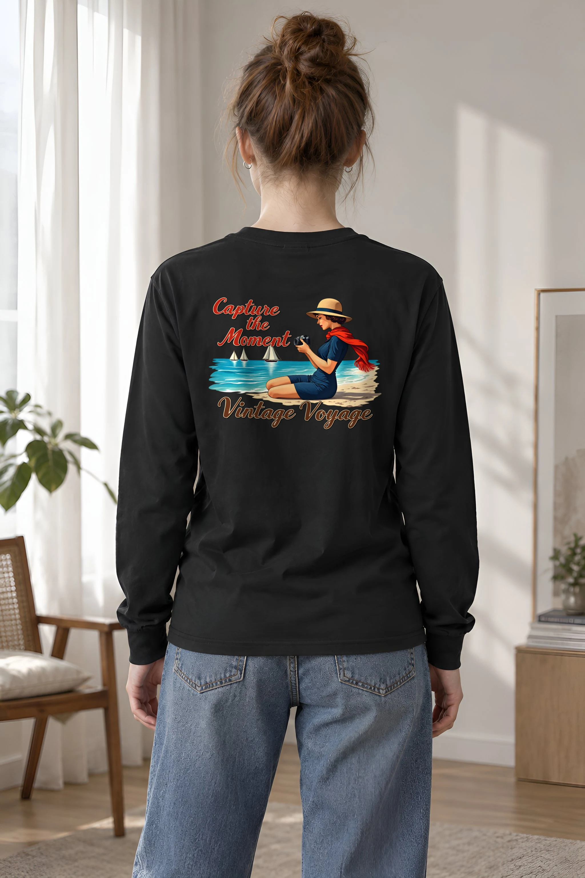 "Vintage Voyage" Unisex Longsleeve T-shirt