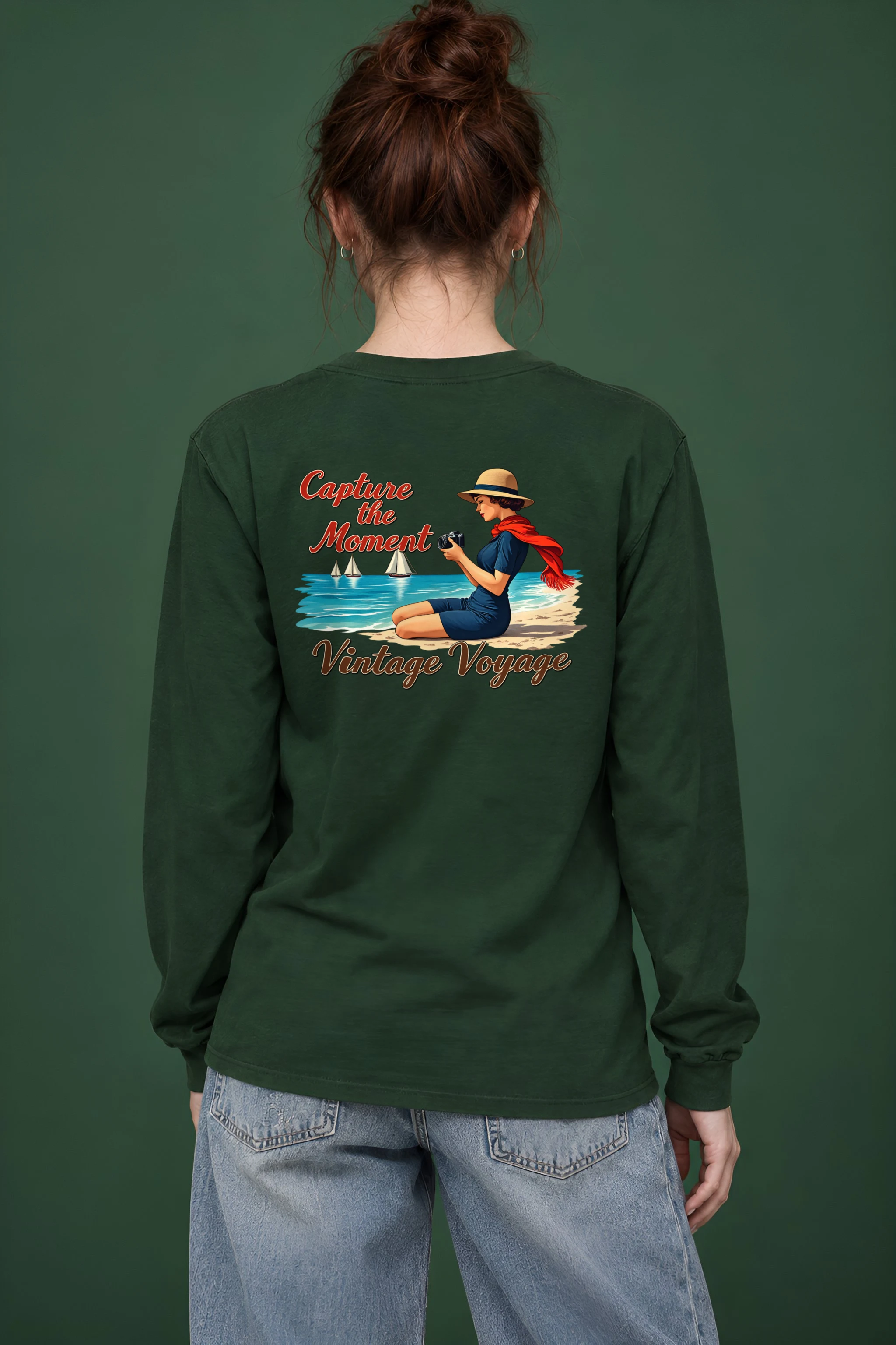 "Vintage Voyage" Unisex Longsleeve T-shirt
