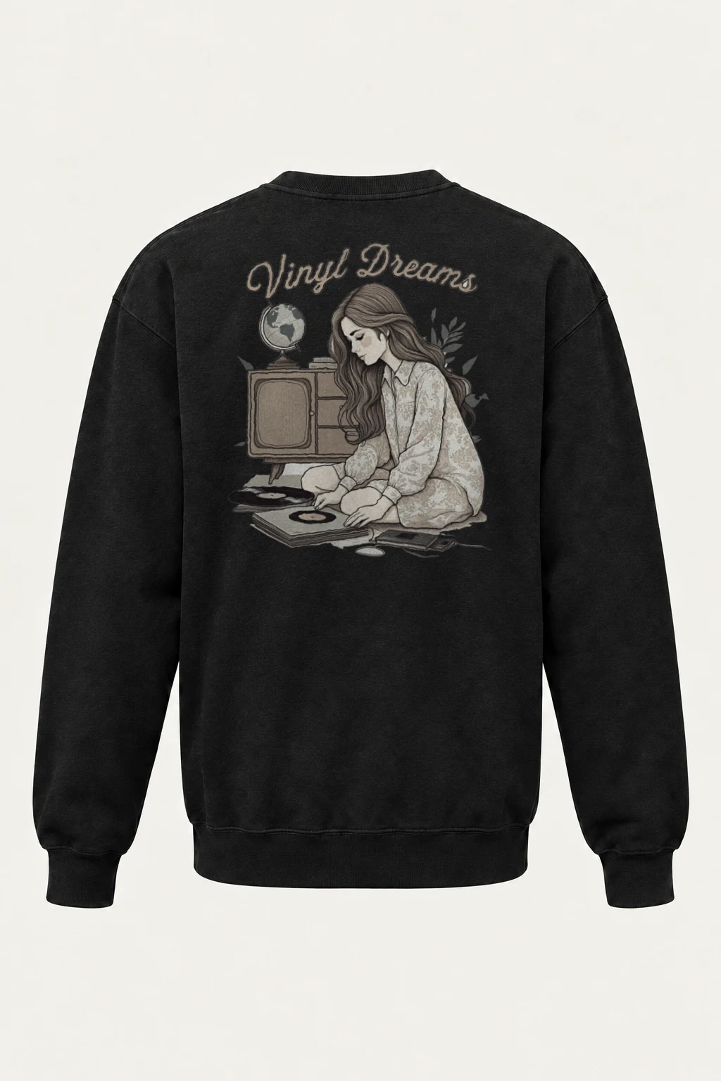 "Vinyl Dreams" Heavy Blend Unisex Crewneck Sweatshirt | Gildan 18000