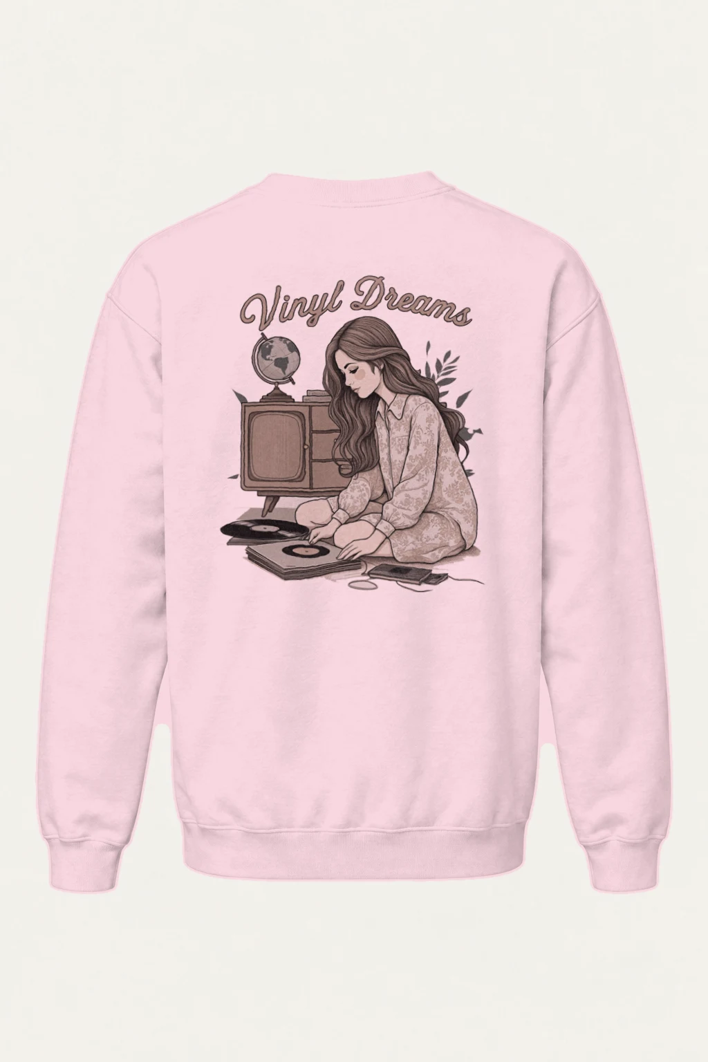 "Vinyl Dreams" Heavy Blend Unisex Crewneck Sweatshirt | Gildan 18000