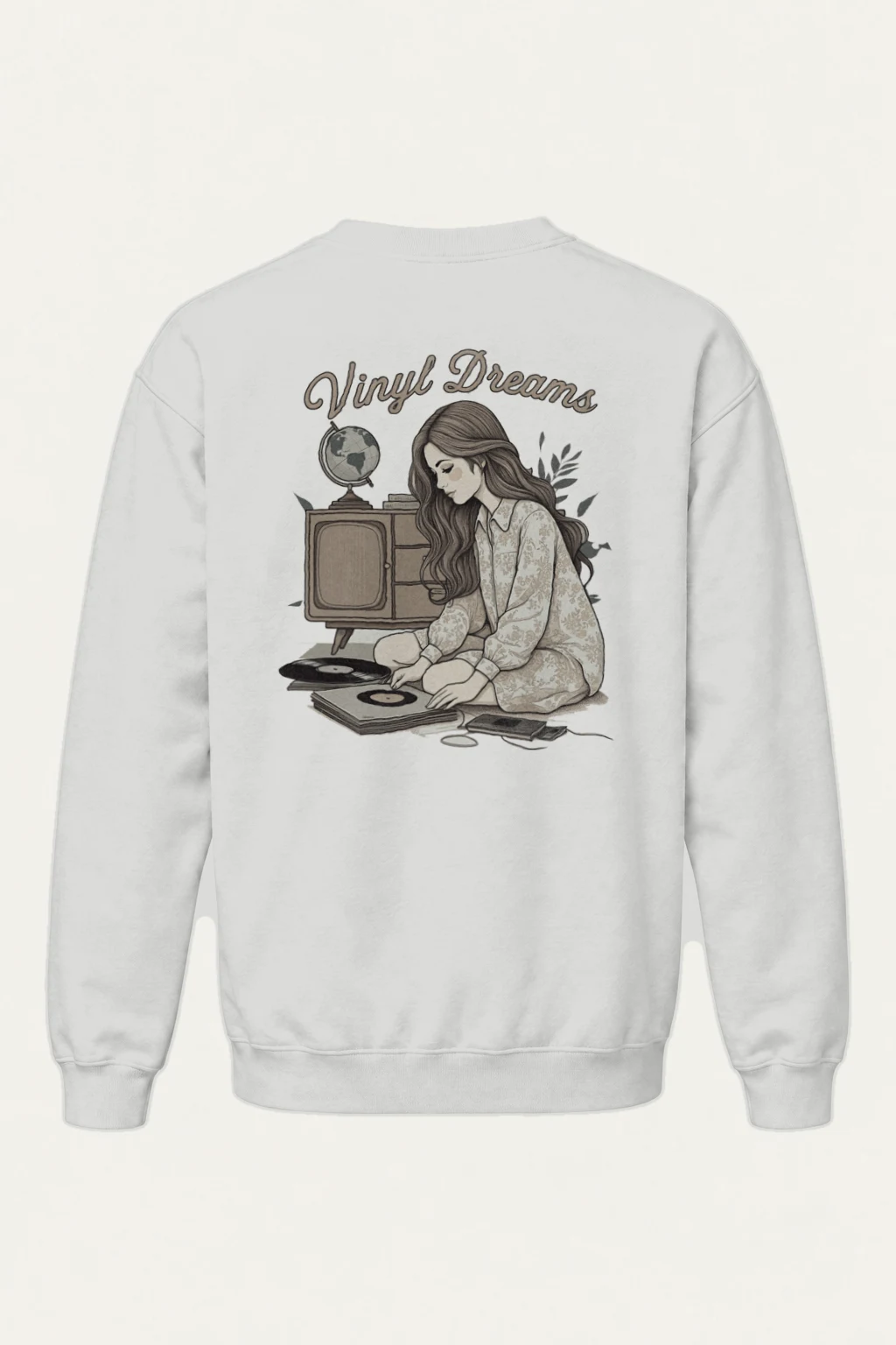 "Vinyl Dreams" Heavy Blend Unisex Crewneck Sweatshirt | Gildan 18000