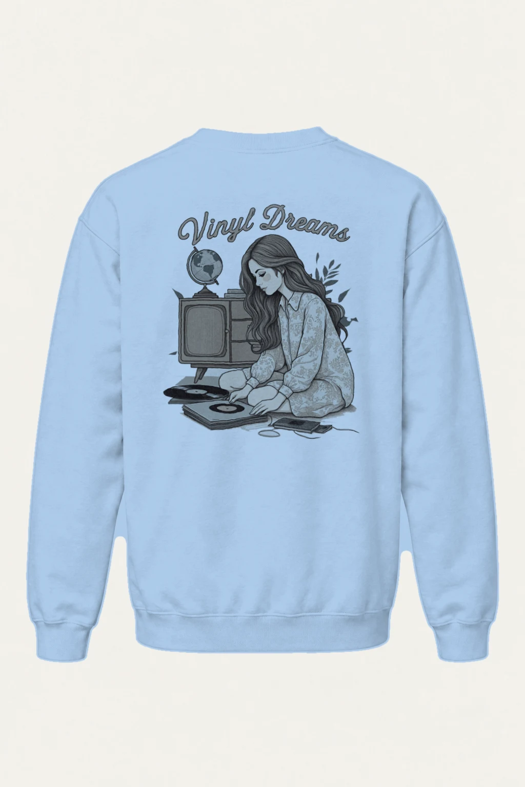 "Vinyl Dreams" Heavy Blend Unisex Crewneck Sweatshirt | Gildan 18000