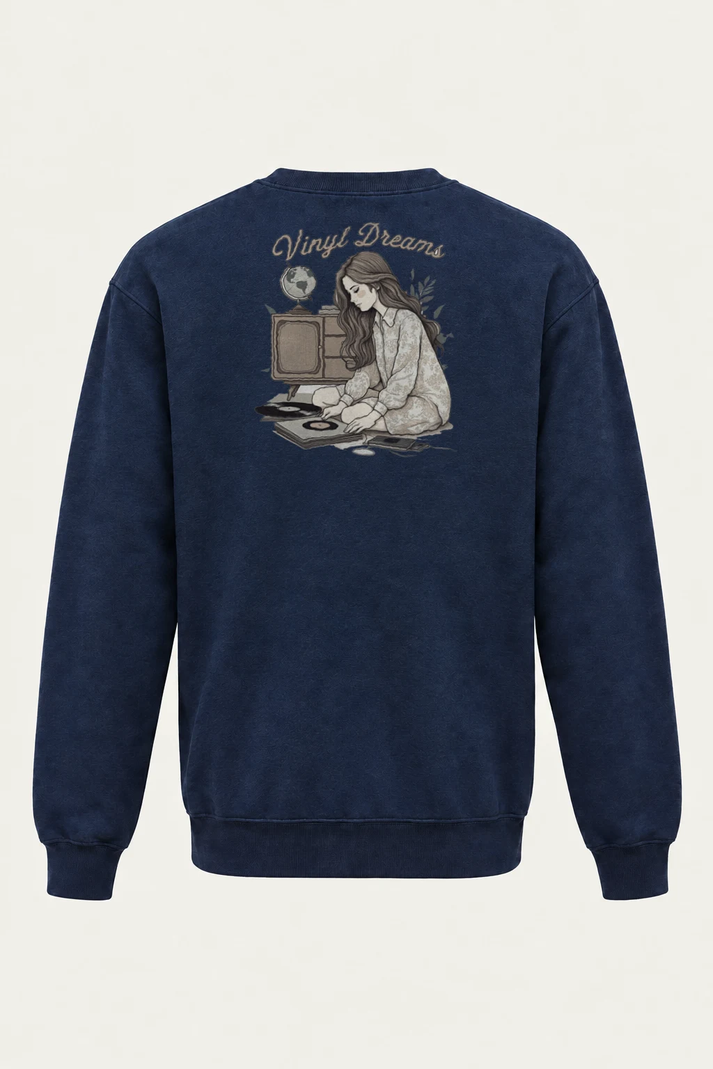"Vinyl Dreams" Heavy Blend Unisex Crewneck Sweatshirt | Gildan 18000