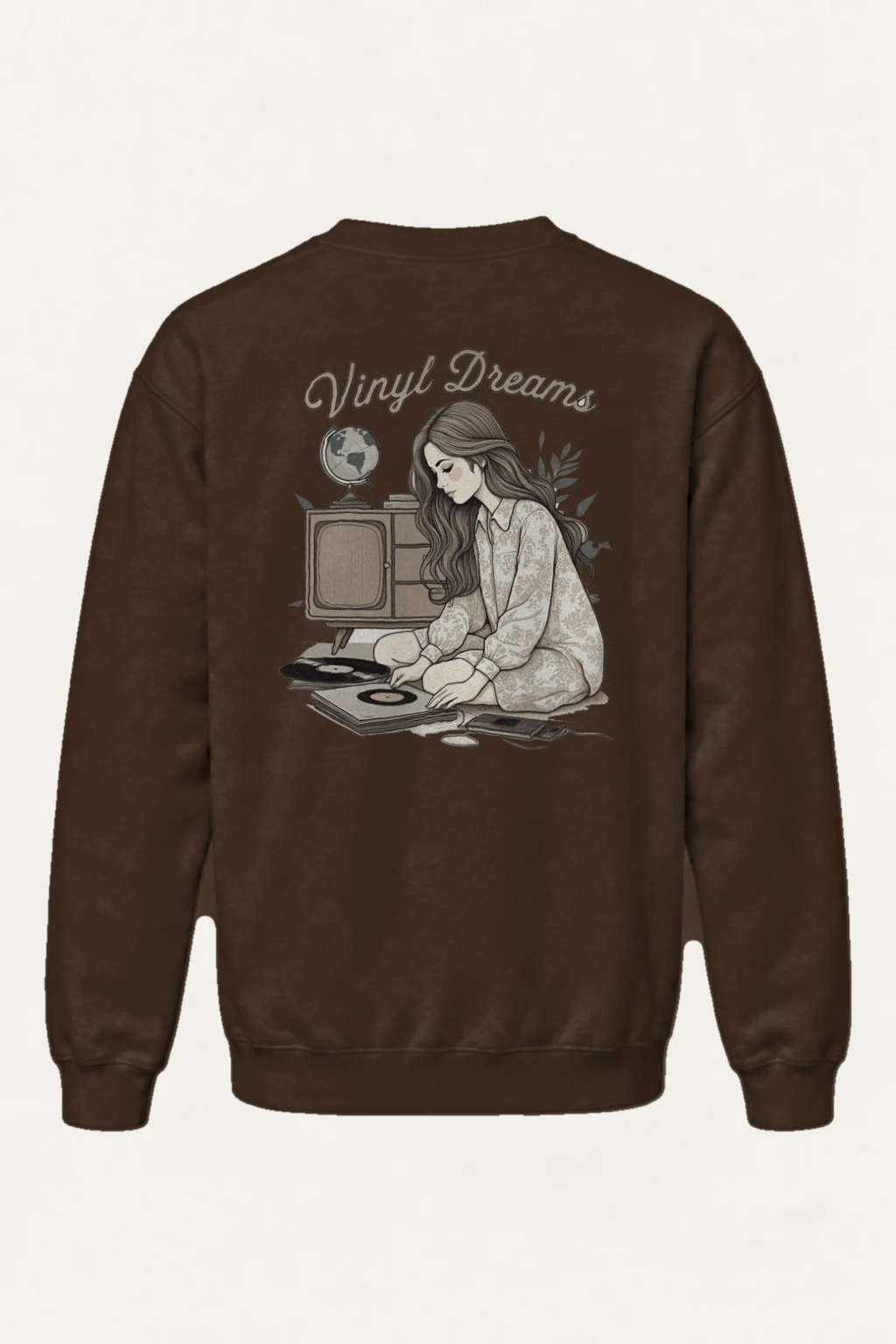 "Vinyl Dreams" Heavy Blend Unisex Crewneck Sweatshirt | Gildan 18000