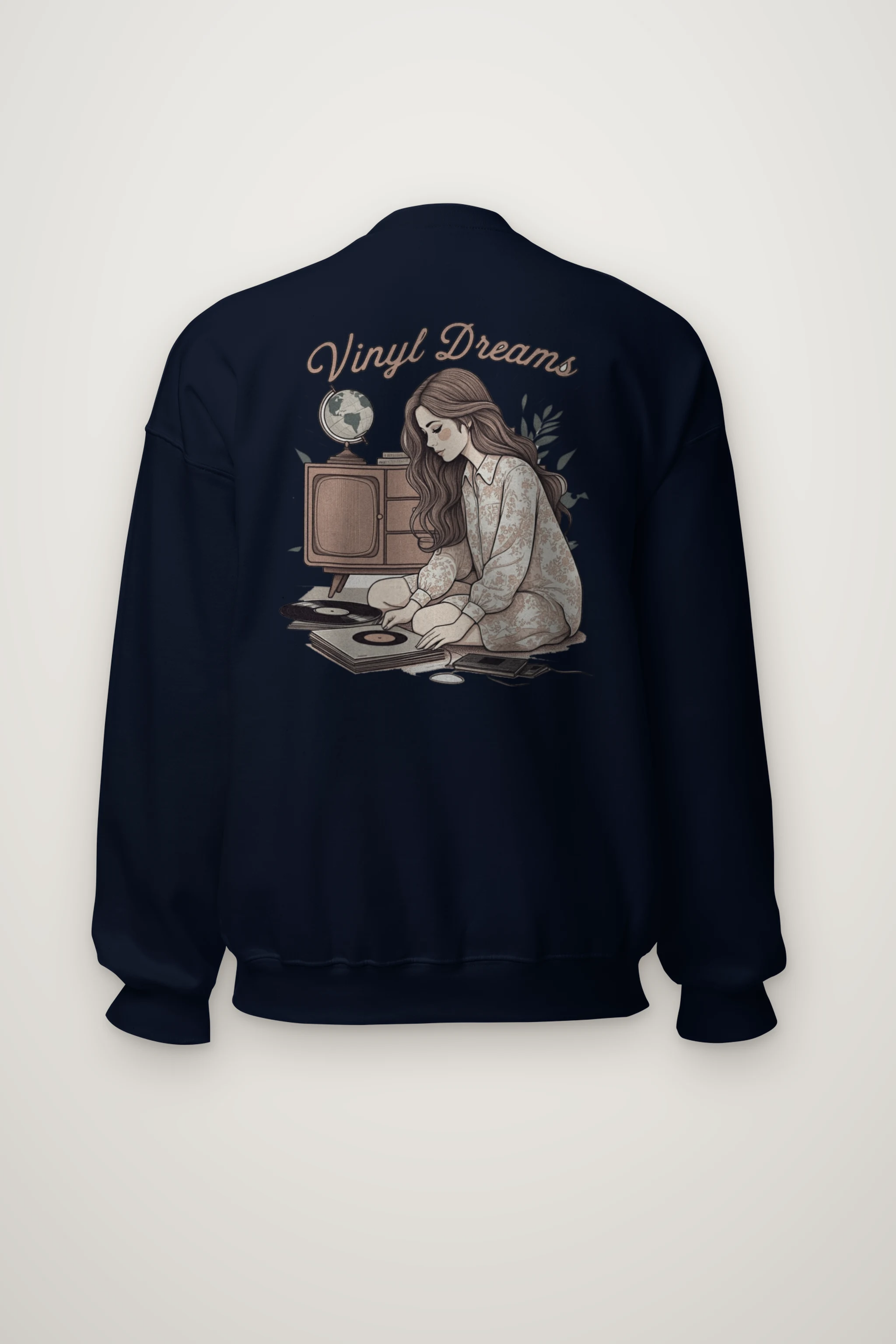 "Vinyl Dreams" Heavy Blend Unisex Crewneck Sweatshirt