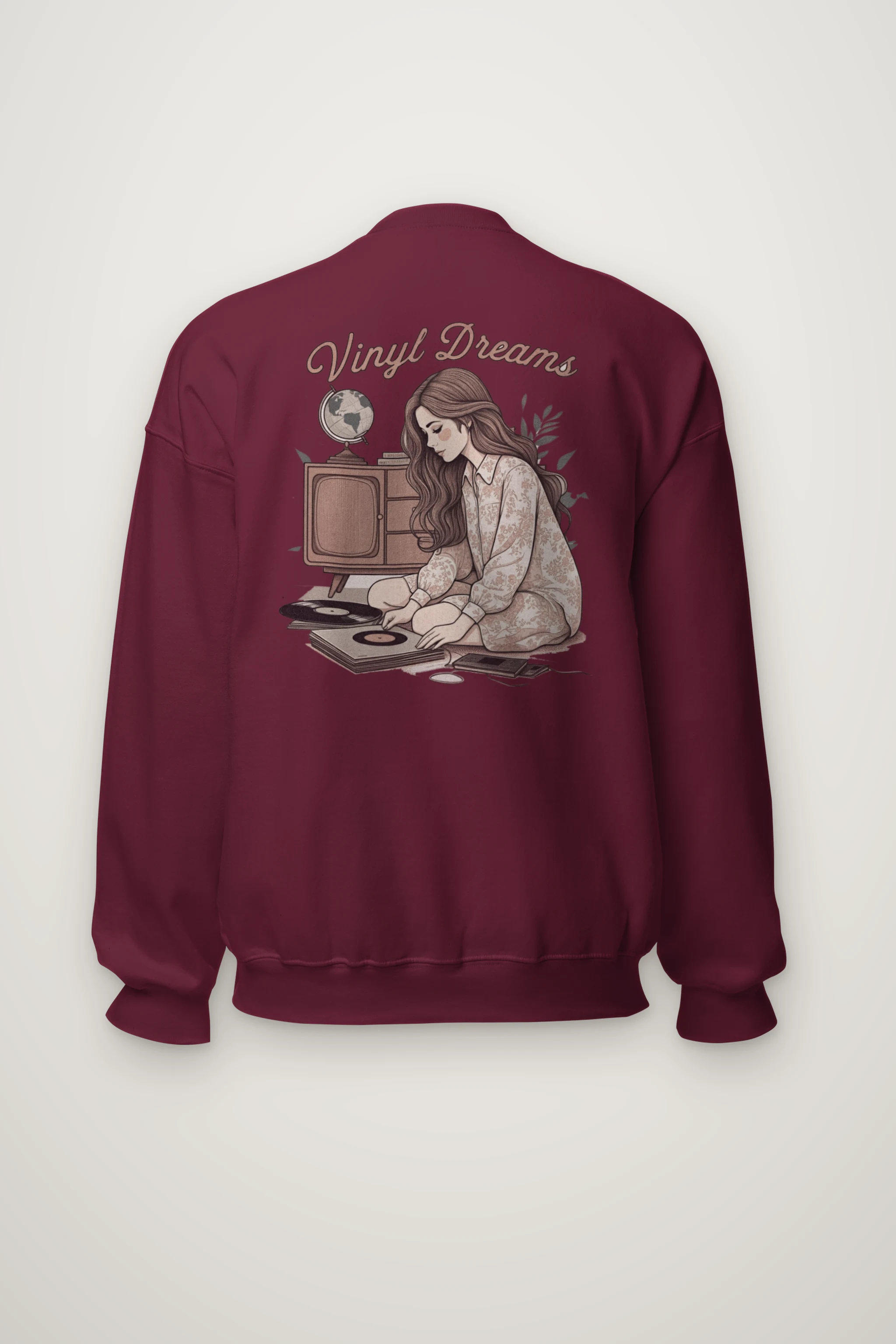 "Vinyl Dreams" Heavy Blend Unisex Crewneck Sweatshirt