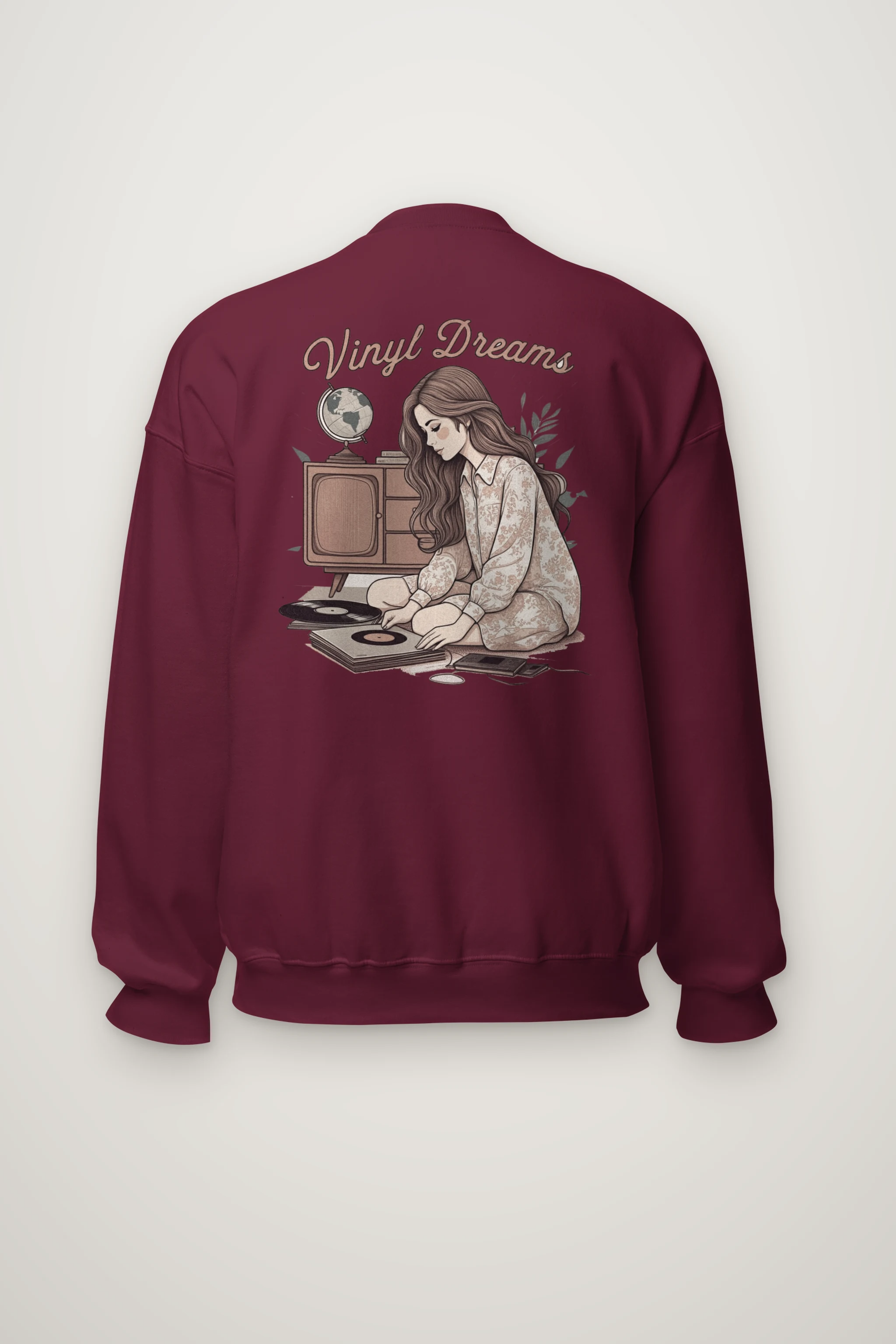 "Vinyl Dreams" Heavy Blend Unisex Crewneck Sweatshirt
