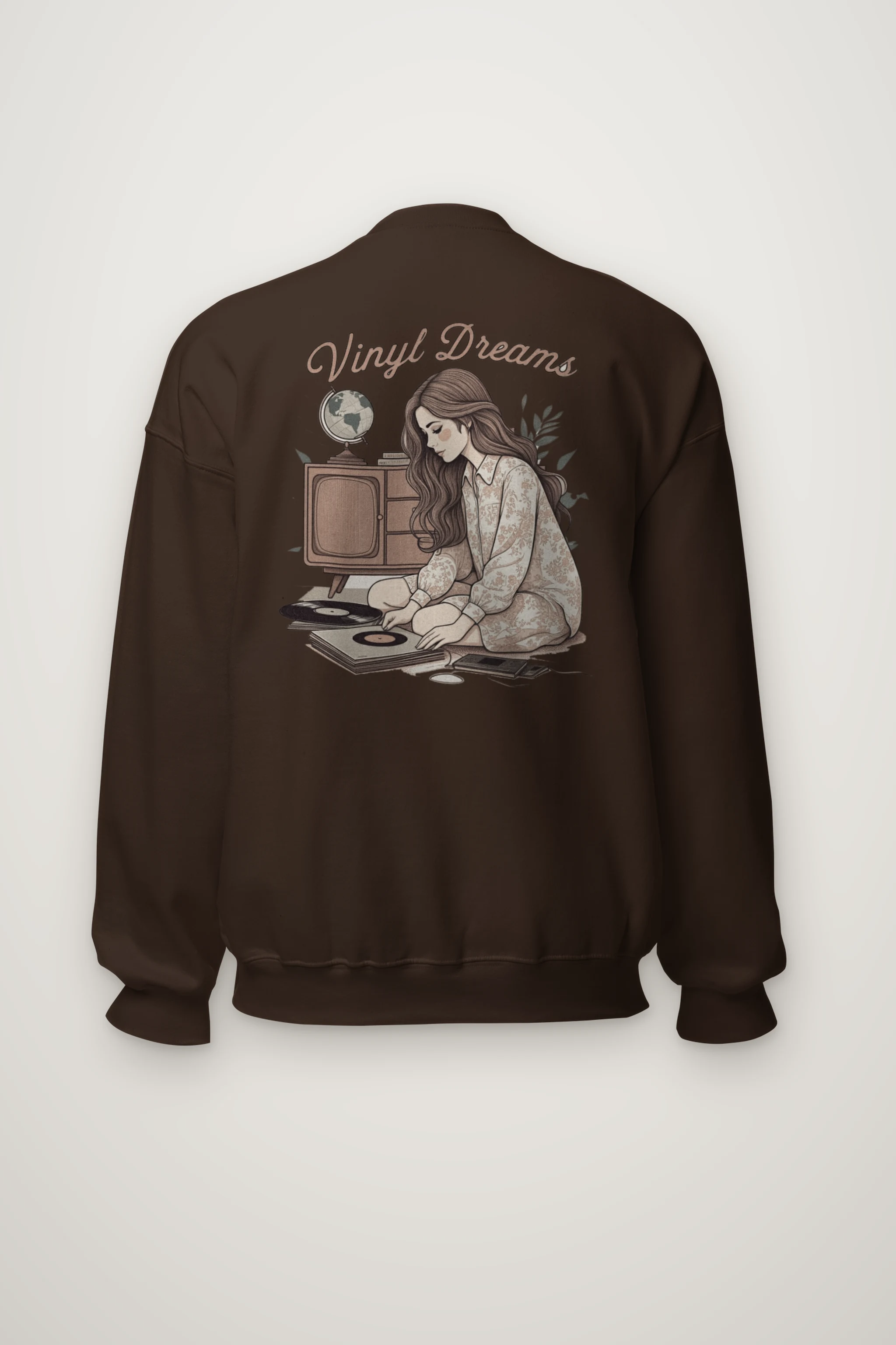 "Vinyl Dreams" Heavy Blend Unisex Crewneck Sweatshirt